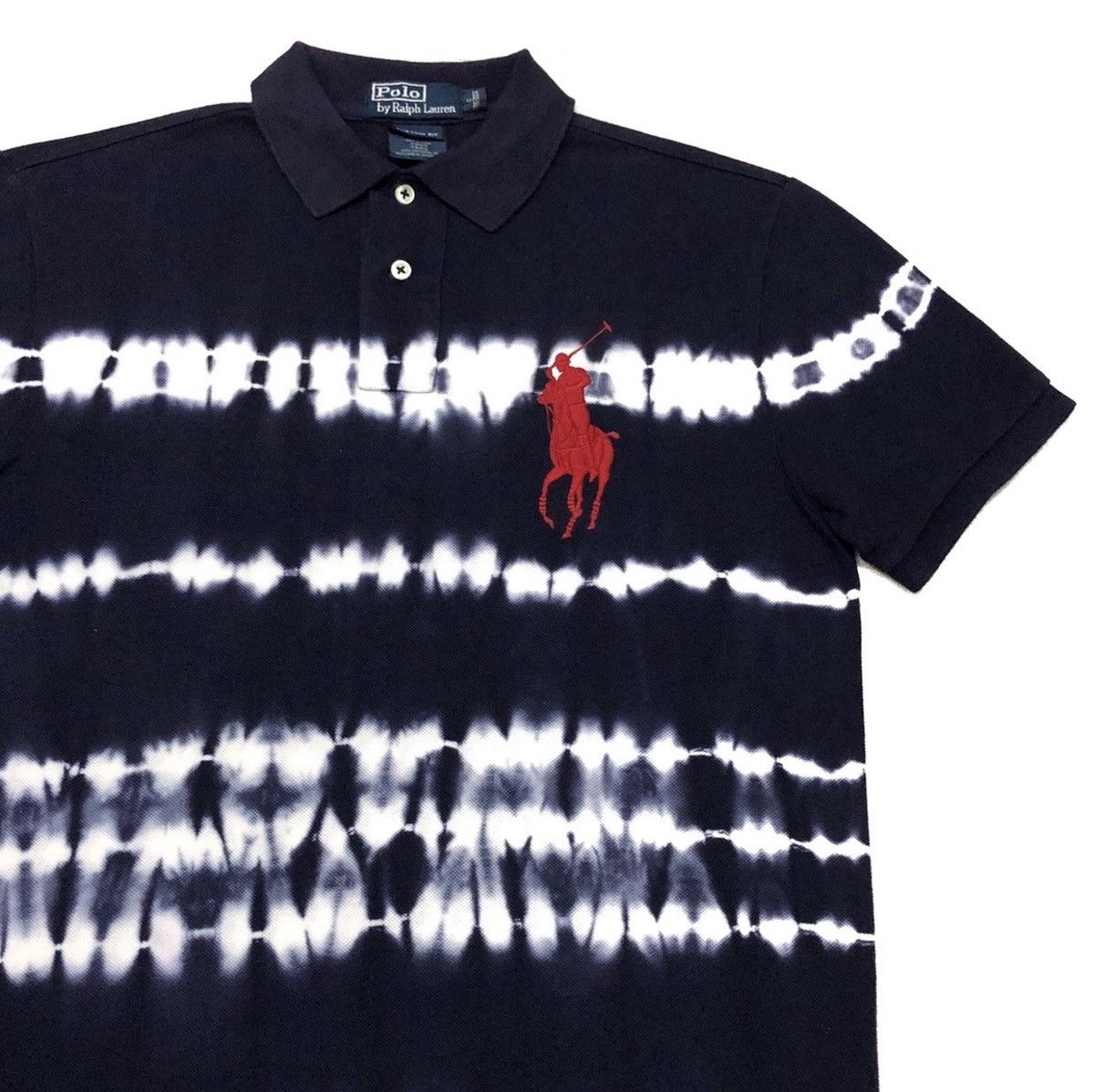 Polo Ralph Lauren Polo Ralph Lauren Mens Shirt Monogram Tie-Dye Size US M / EU 48-50 / 2 - 2 Thumbnail