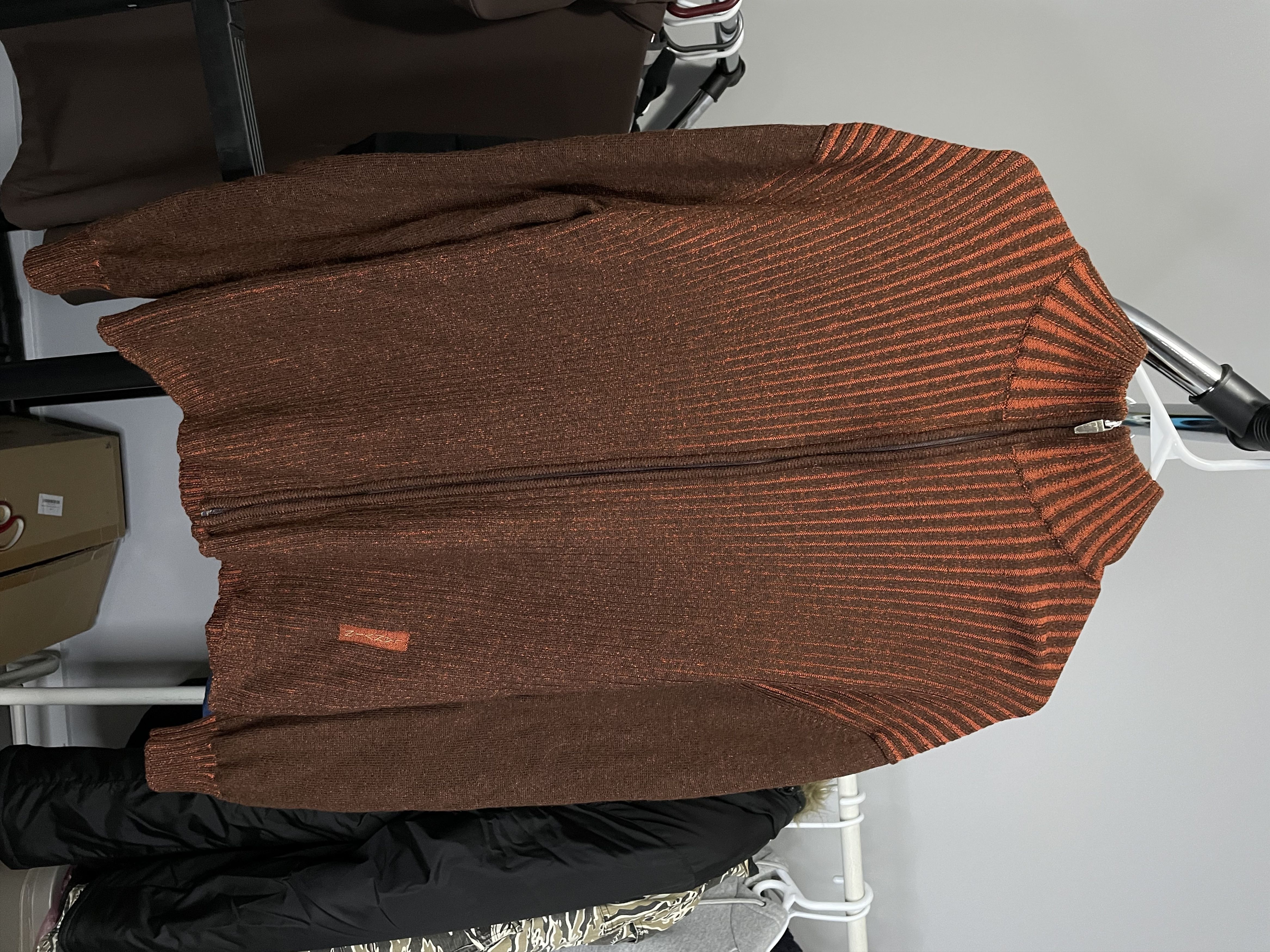 Lanvin Vintage - Lanvin - Knitted Zip Size US XL / EU 56 / 4 - 1 Thumbnail