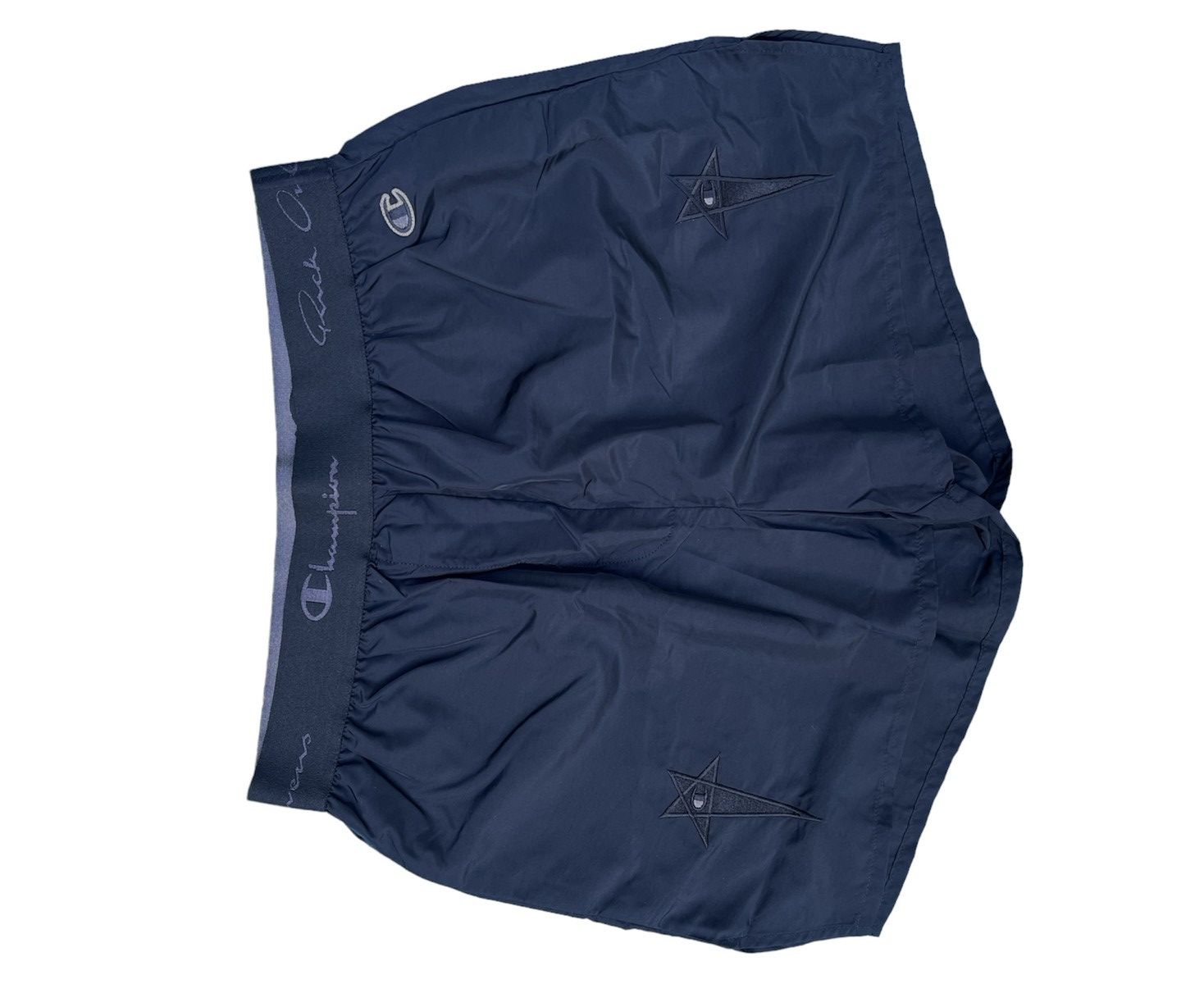 image of Champion x Rick Owens Dolphin Boxers Nylon Shorts in Black, Men's (Size 34)