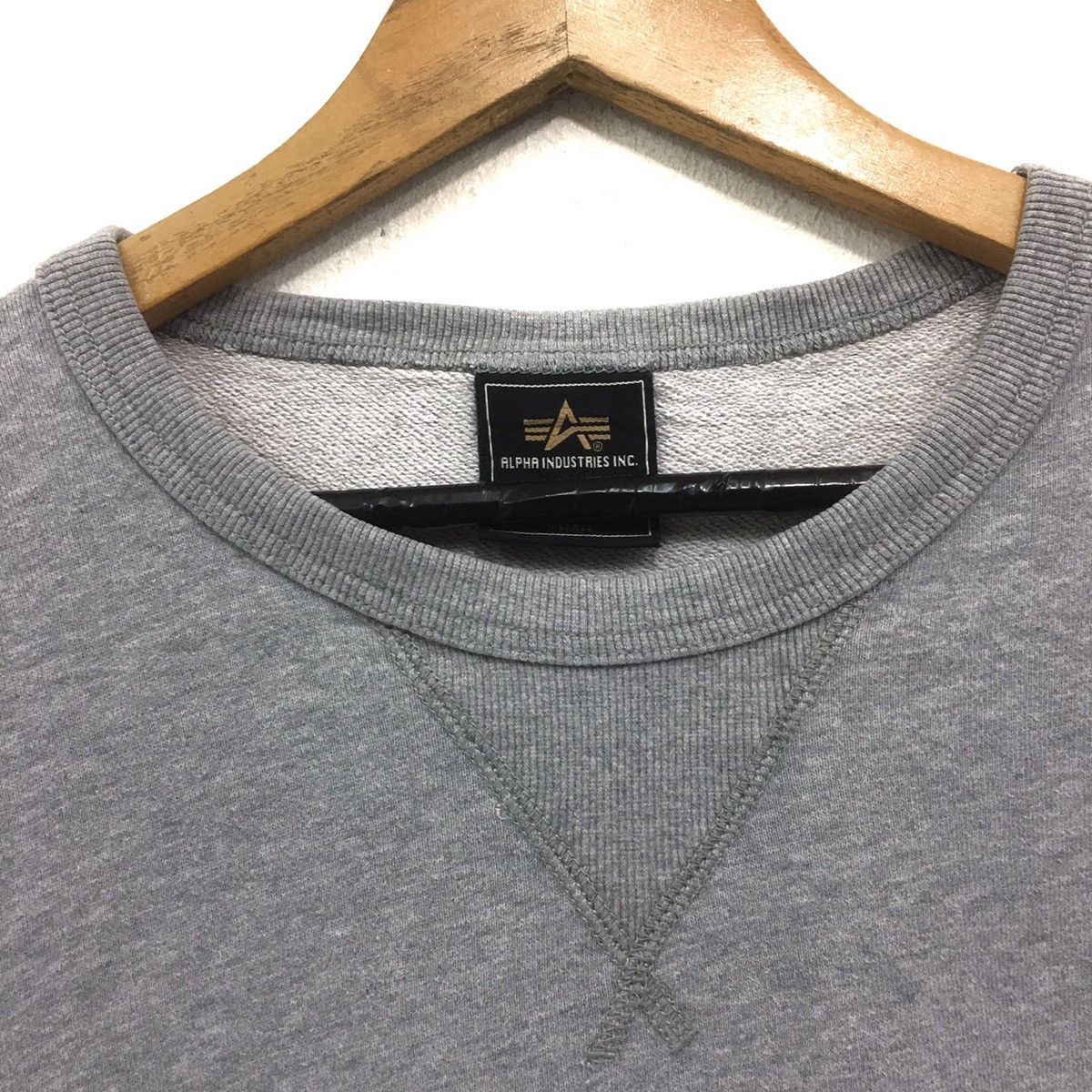 Alpha Industries Vintage Alpha Industries Plain SweatshirtCrewneck Size US M / EU 48-50 / 2 - 4 Thumbnail