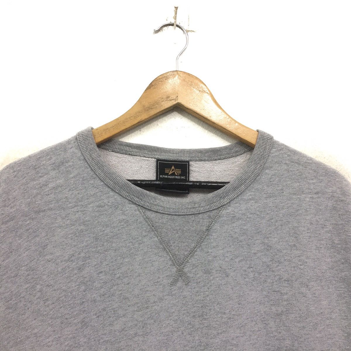 Alpha Industries Vintage Alpha Industries Plain SweatshirtCrewneck Size US M / EU 48-50 / 2 - 3 Thumbnail