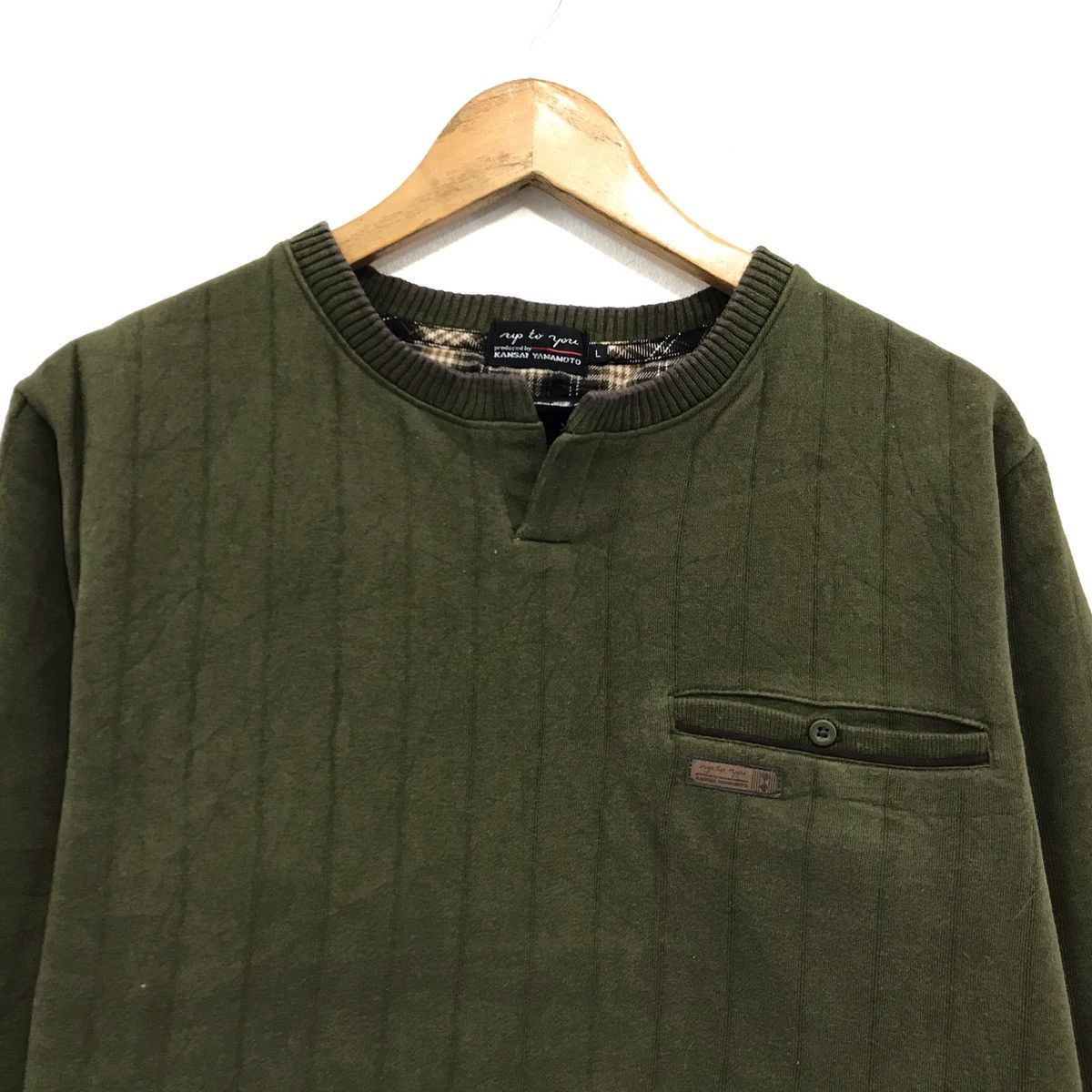 Japanese Brand × Kansai Yamamoto Vintage Kansai Yamamoto Sweatshirt Kansai Up To You Size US M / EU 48-50 / 2 - 2 Thumbnail
