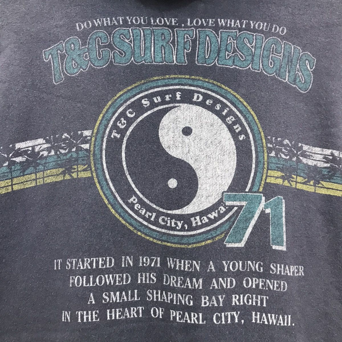 Japanese Brand × Vintage Vintage T&C Surf Design Sweatshirt Pullover Jumper Hoodie Size US L / EU 52-54 / 3 - 8 Thumbnail