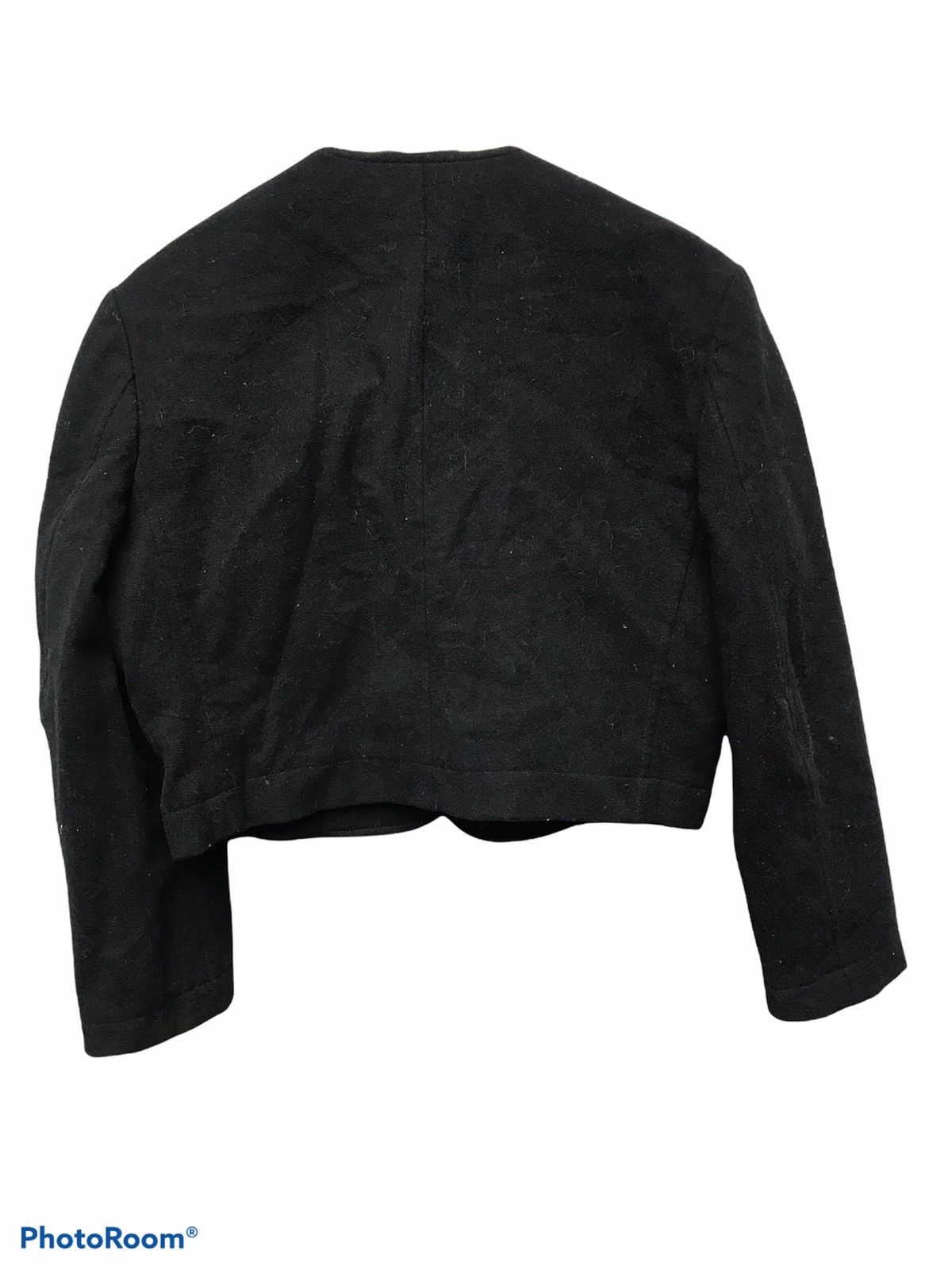 Comme des Garcons Vintage AD 1990 Tricot Comme des Gascons Cropped wool jacket Size US M / EU 48-50 / 2 - 2 Thumbnail