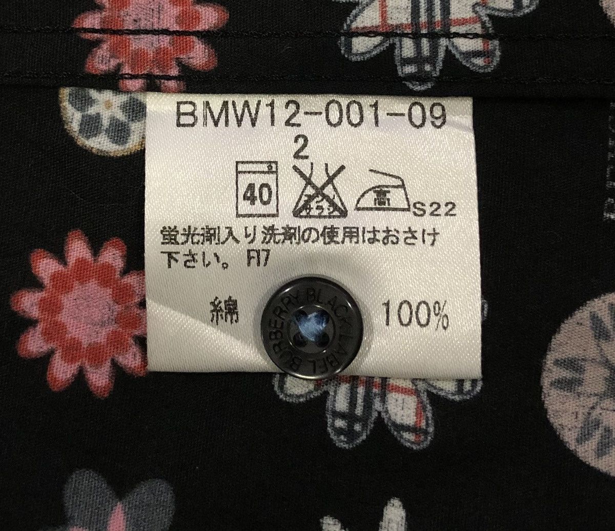 Burberry Authentic Burberry Black Label Full Print Long Sleeves Shirt Size US S / EU 44-46 / 1 - 17 Thumbnail