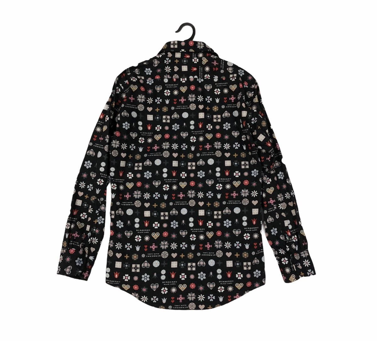 Burberry Authentic Burberry Black Label Full Print Long Sleeves Shirt Size US S / EU 44-46 / 1 - 8 Thumbnail