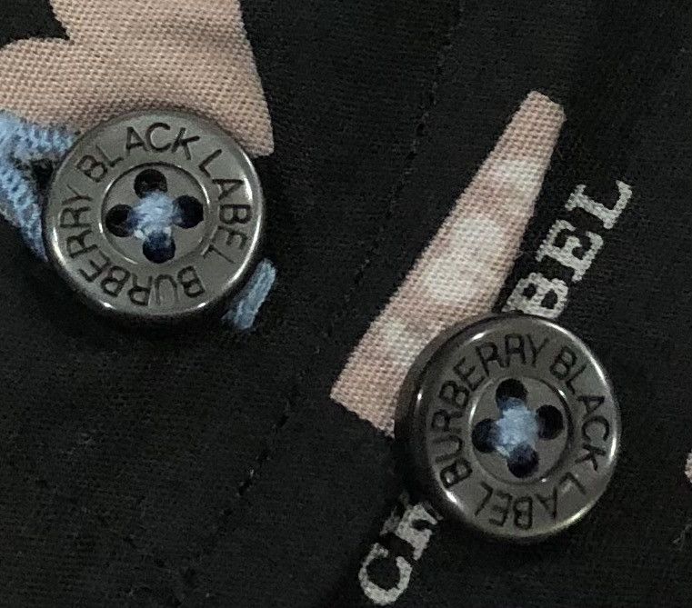 Burberry Authentic Burberry Black Label Full Print Long Sleeves Shirt Size US S / EU 44-46 / 1 - 15 Thumbnail