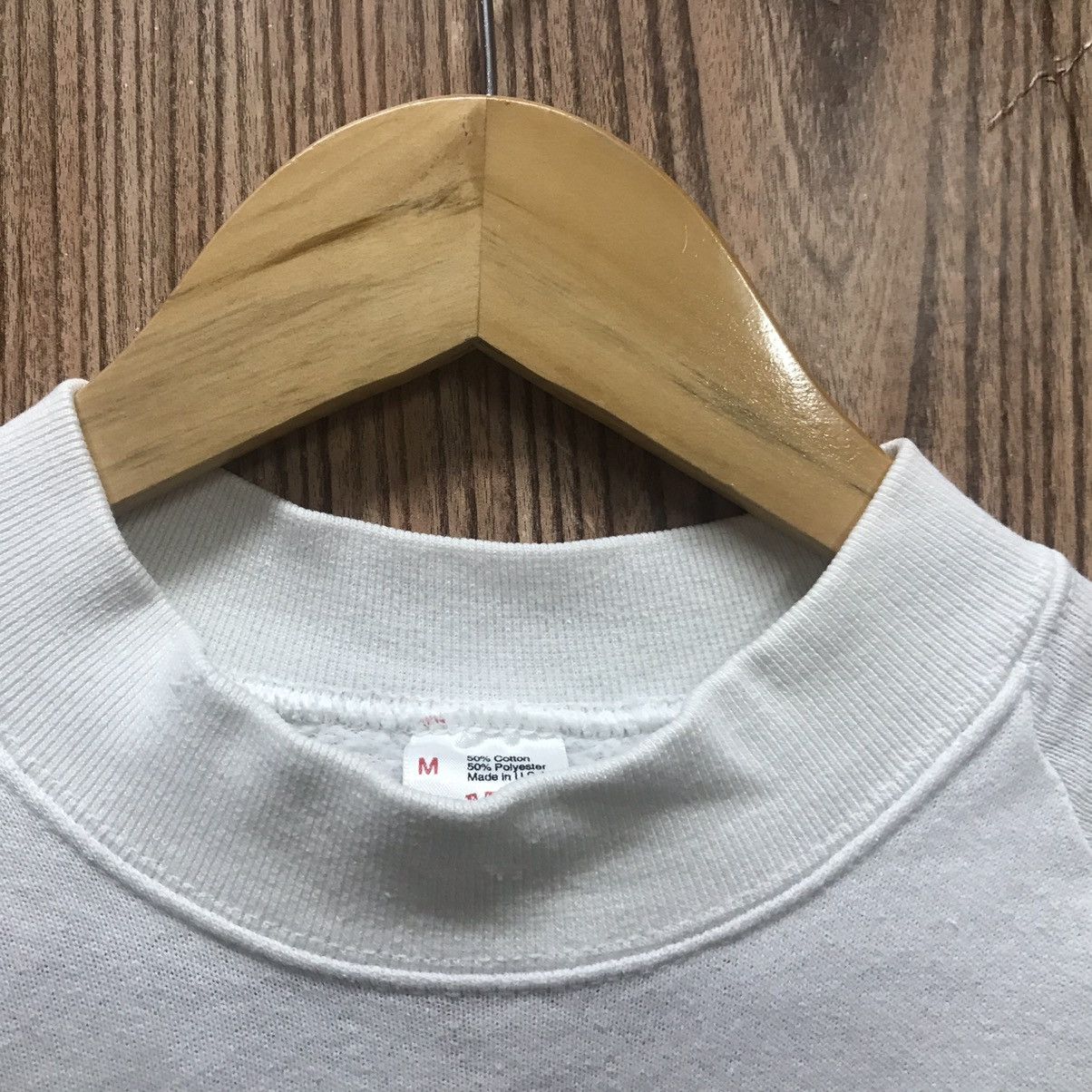 Fruit Of The Loom × Vintage Vintage Plain White Colour Sweatshirt CrewNeck Size US S / EU 44-46 / 1 - 4 Thumbnail