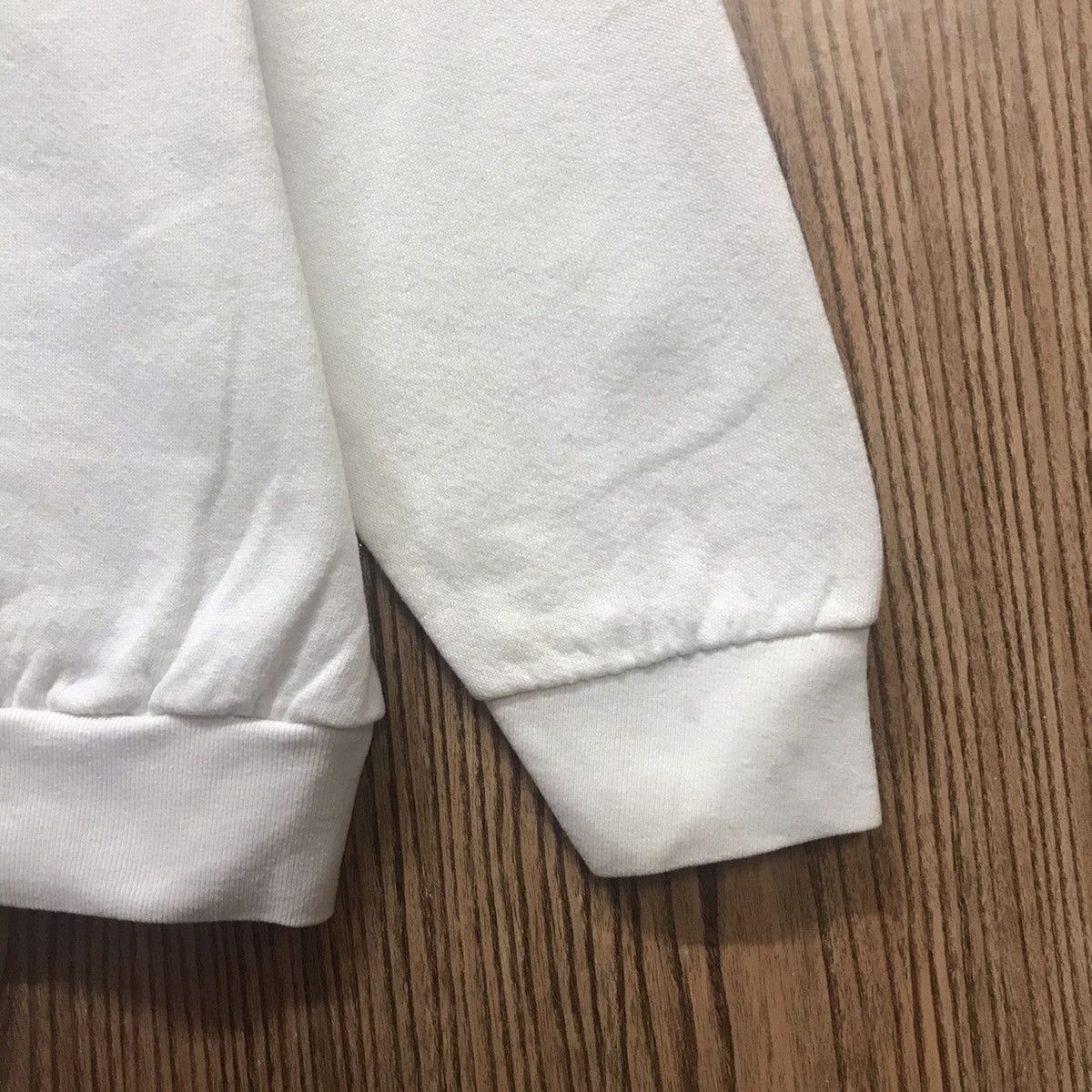 Fruit Of The Loom × Vintage Vintage Plain White Colour Sweatshirt CrewNeck Size US S / EU 44-46 / 1 - 5 Thumbnail