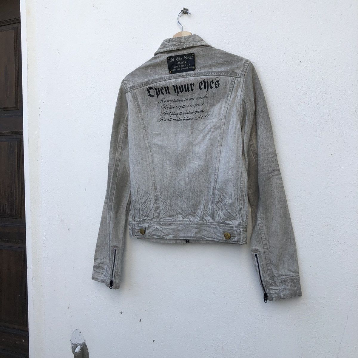 Japanese Brand VANQUISH GOLD DENIM JACKET ACID WASH DESIGN MADE IN JAPAN Size US S / EU 44-46 / 1 - 9 Thumbnail