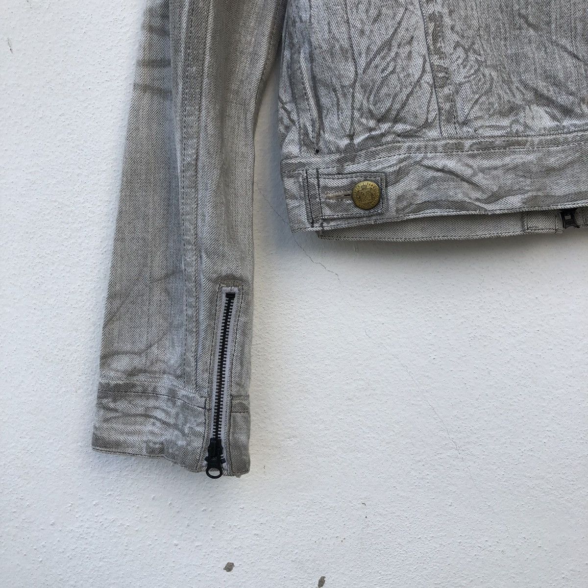 Japanese Brand VANQUISH GOLD DENIM JACKET ACID WASH DESIGN MADE IN JAPAN Size US S / EU 44-46 / 1 - 11 Thumbnail