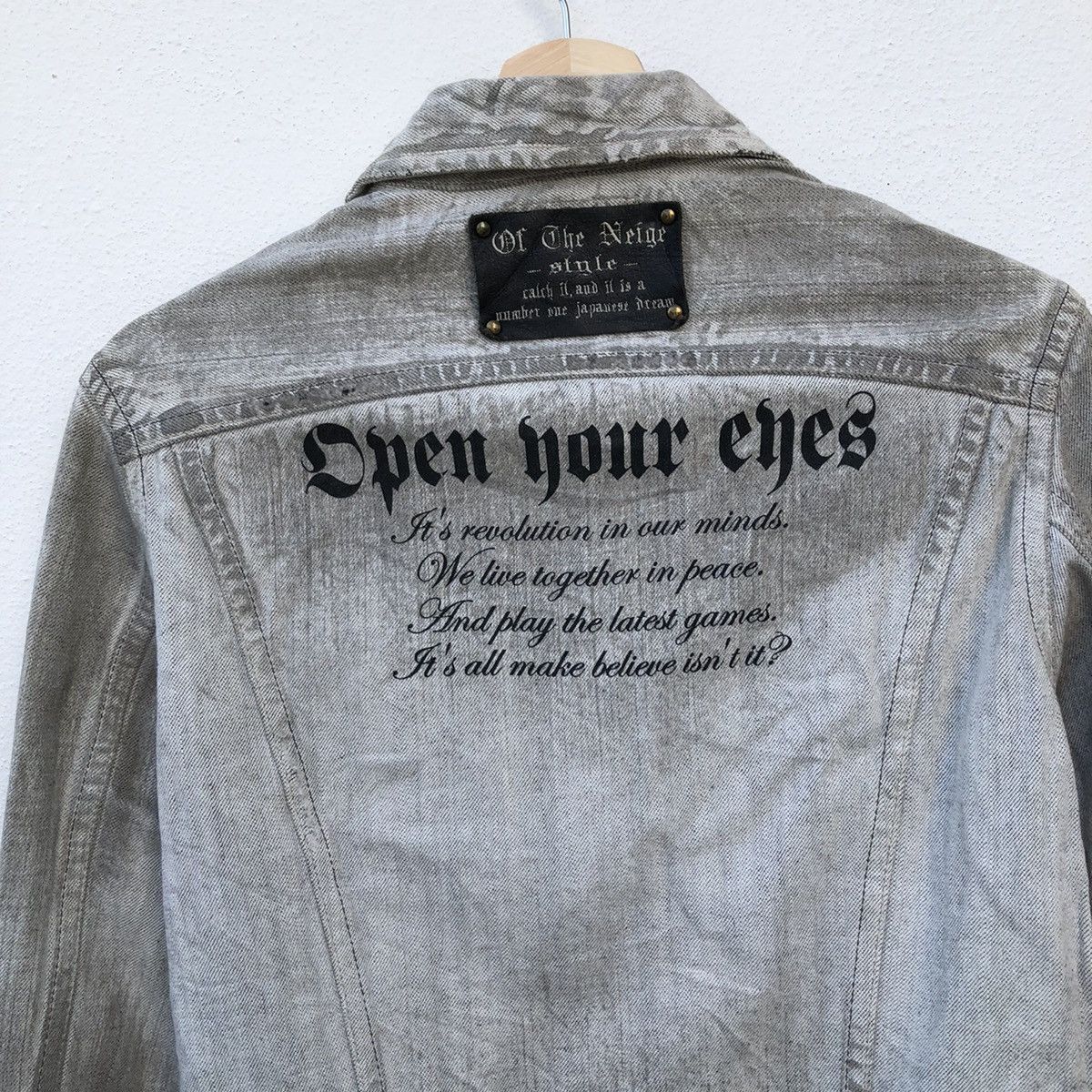Japanese Brand VANQUISH GOLD DENIM JACKET ACID WASH DESIGN MADE IN JAPAN Size US S / EU 44-46 / 1 - 10 Thumbnail
