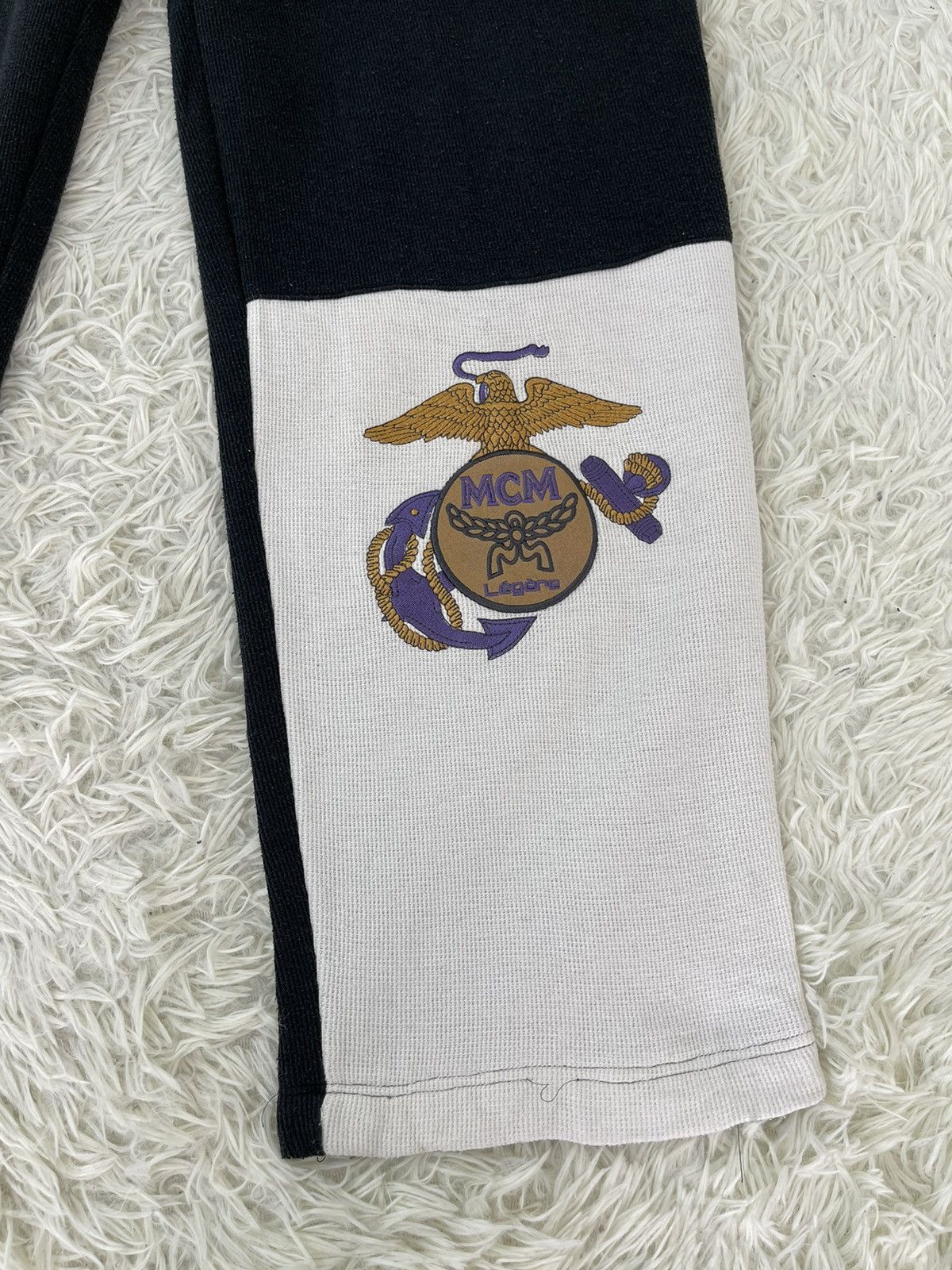 MCM × Vintage Vintage MCM Legere Sweatpants Embroid Logo 39 Size US 39 - 3 Thumbnail