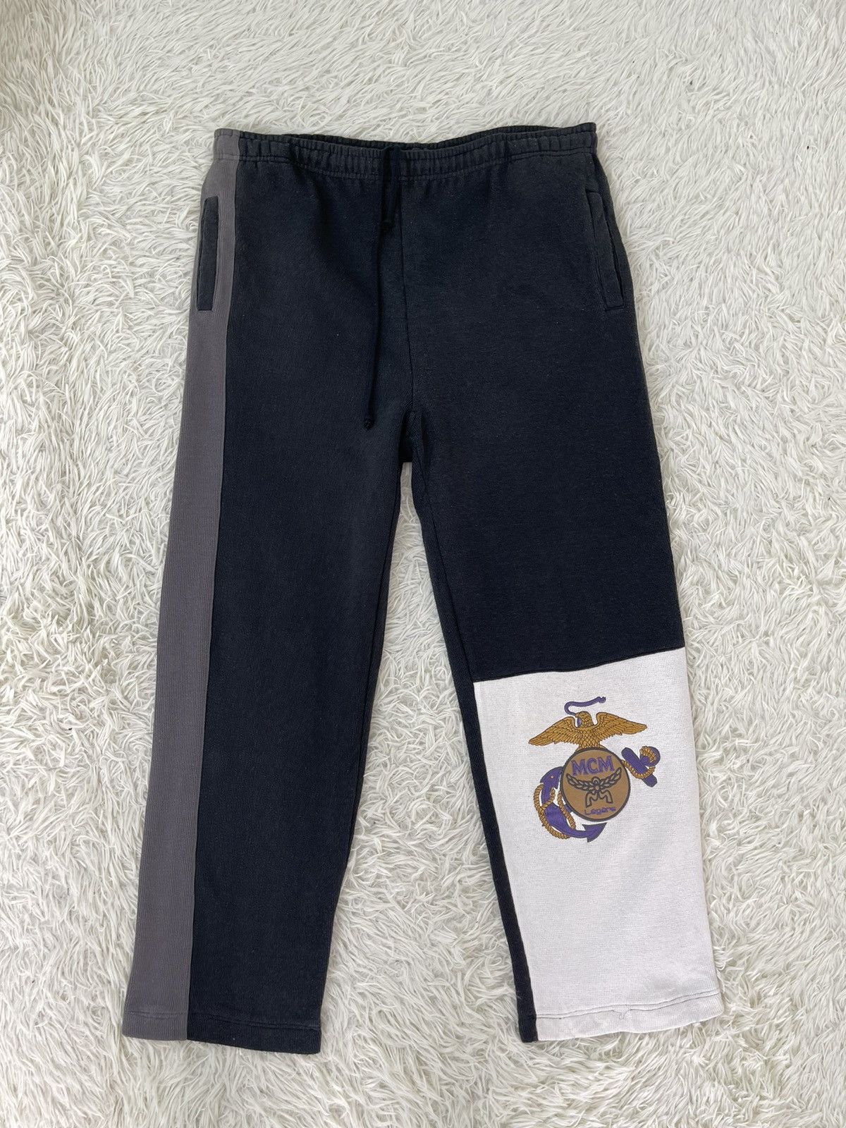 MCM × Vintage Vintage MCM Legere Sweatpants Embroid Logo 39 Size US 39 - 1 Thumbnail