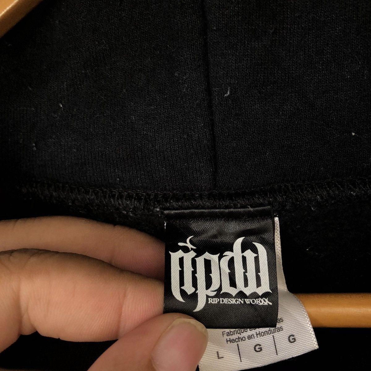 Japanese Brand HOODIE NPDN RIP DESIGN WORXX INSPIRED BY RICK OWENS Size US L / EU 52-54 / 3 - 7 Thumbnail