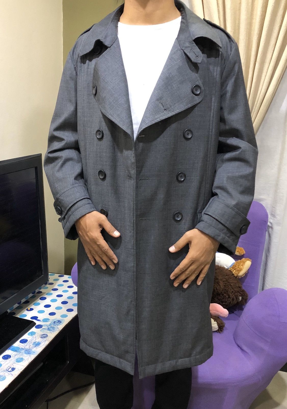 Armani Armani Collezioni Overcoat with Wind Repellent Size US L / EU 52-54 / 3 - 14 Thumbnail
