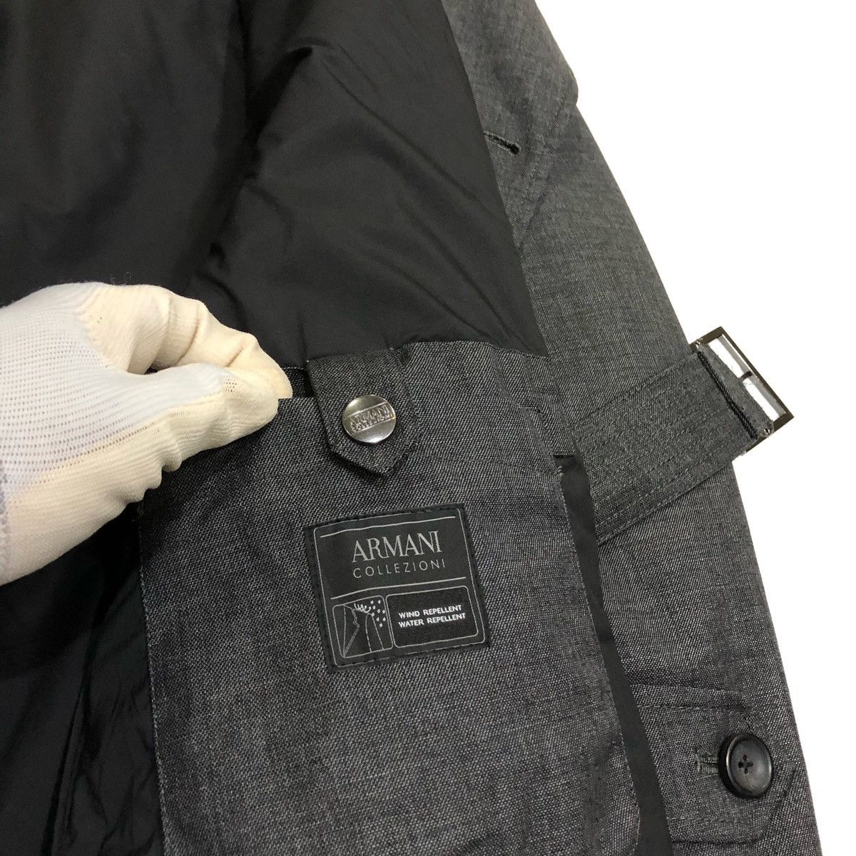 Armani Armani Collezioni Overcoat with Wind Repellent Size US L / EU 52-54 / 3 - 5 Thumbnail