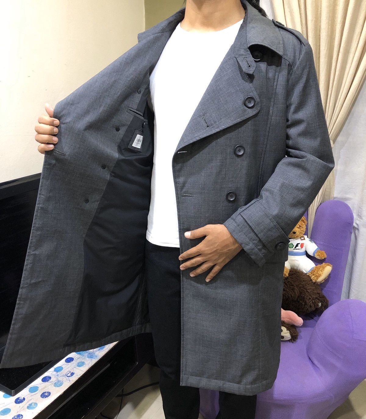 Armani Armani Collezioni Overcoat with Wind Repellent Size US L / EU 52-54 / 3 - 16 Thumbnail