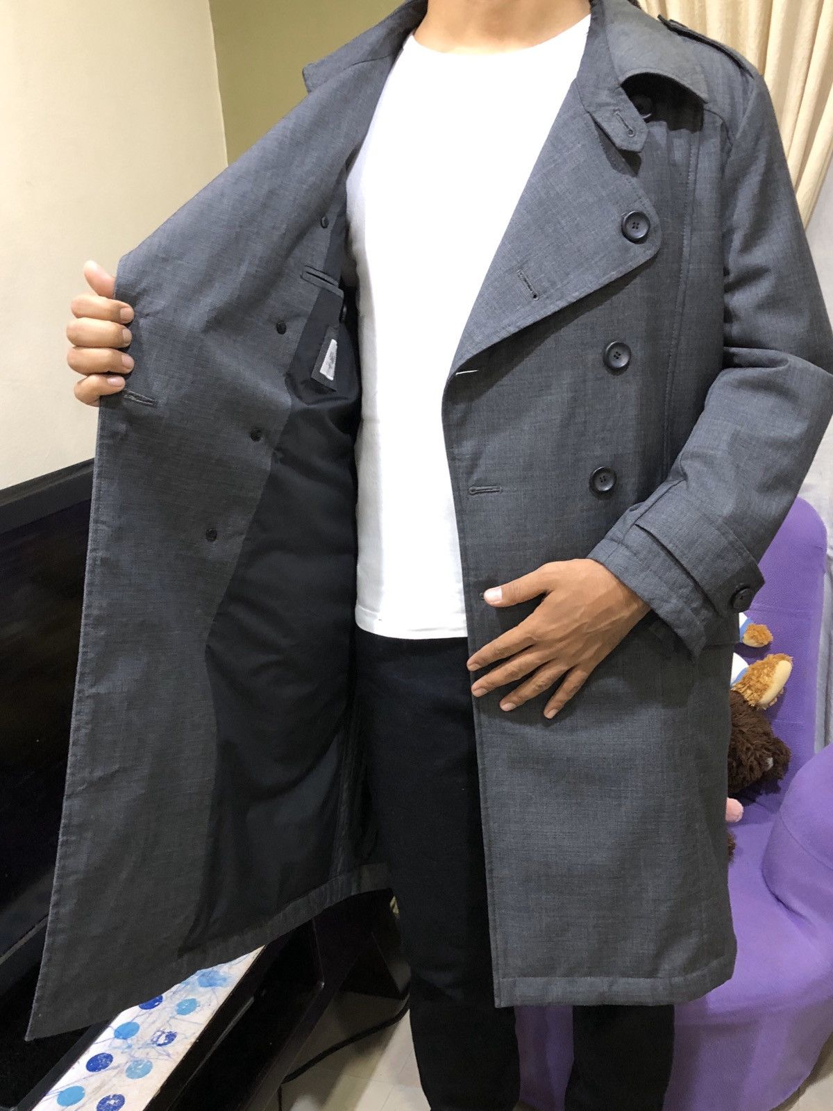 Armani Armani Collezioni Overcoat with Wind Repellent Size US L / EU 52-54 / 3 - 17 Thumbnail