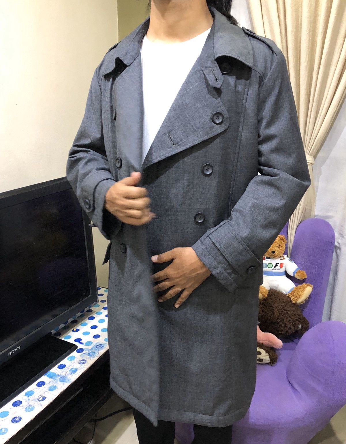 Armani Armani Collezioni Overcoat with Wind Repellent Size US L / EU 52-54 / 3 - 15 Thumbnail