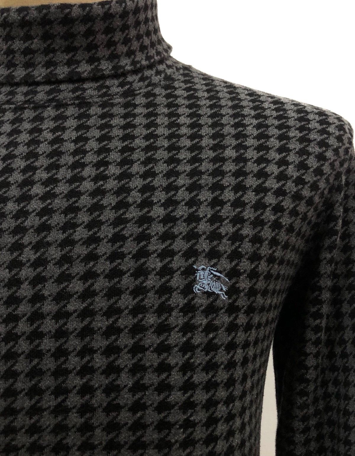 Burberry Burberry Black Label Houndstooth CheckTurtleneck Size US M / EU 48-50 / 2 - 4 Thumbnail