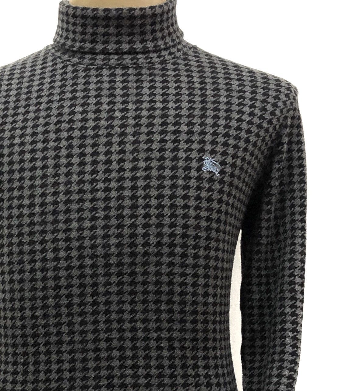 Burberry Burberry Black Label Houndstooth CheckTurtleneck Size US M / EU 48-50 / 2 - 7 Thumbnail