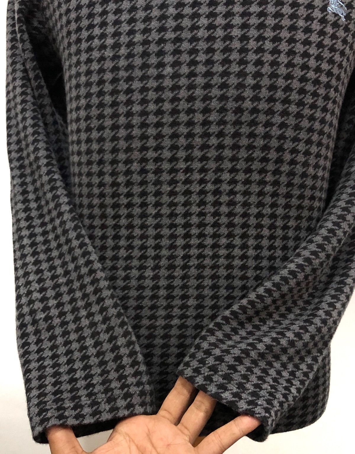 Burberry Burberry Black Label Houndstooth CheckTurtleneck Size US M / EU 48-50 / 2 - 8 Thumbnail
