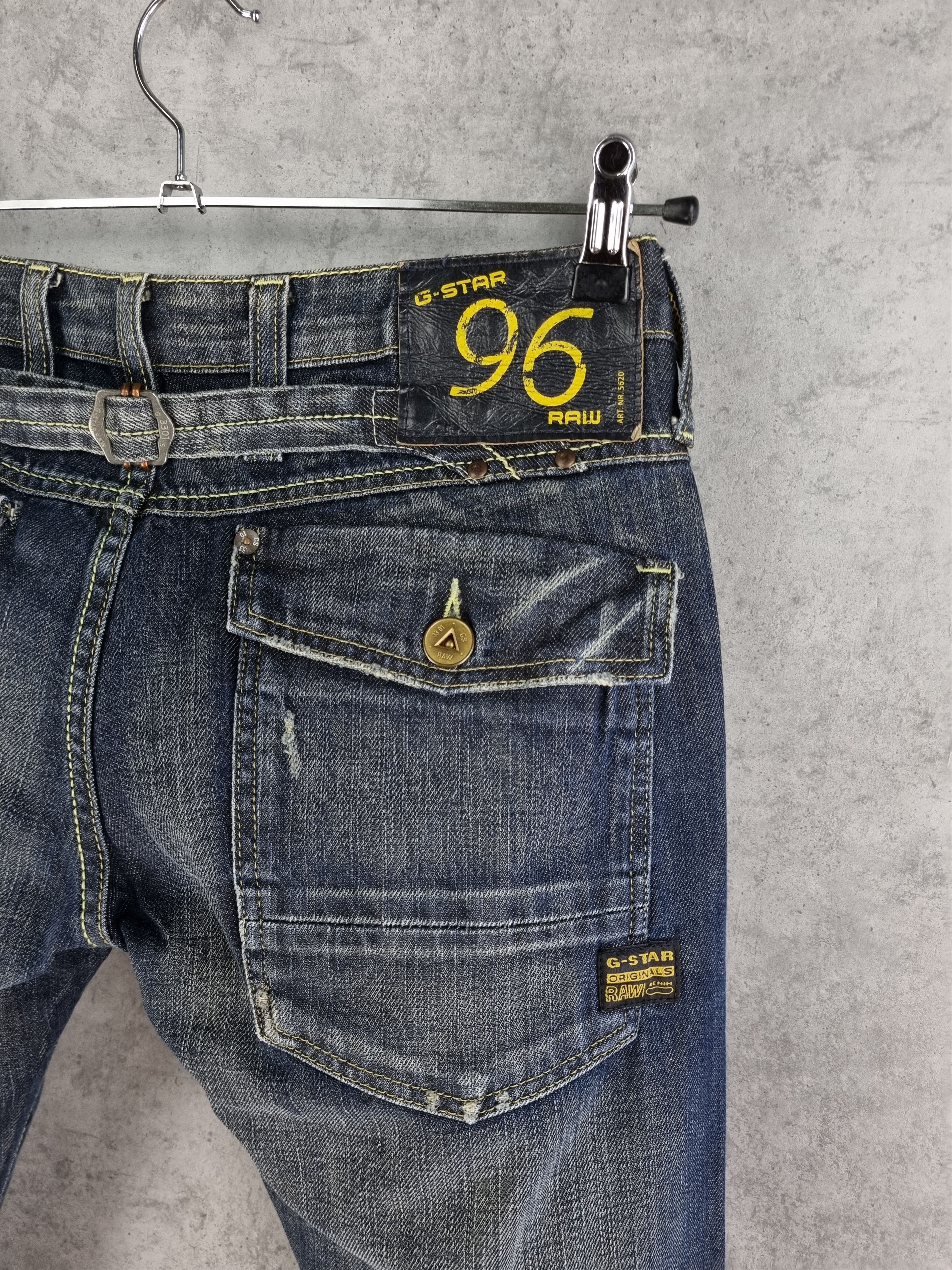 G-Star Rare Size Gstar Elwood GS3301 Denim Jeans Size US 28 / EU 44 - 8 Thumbnail
