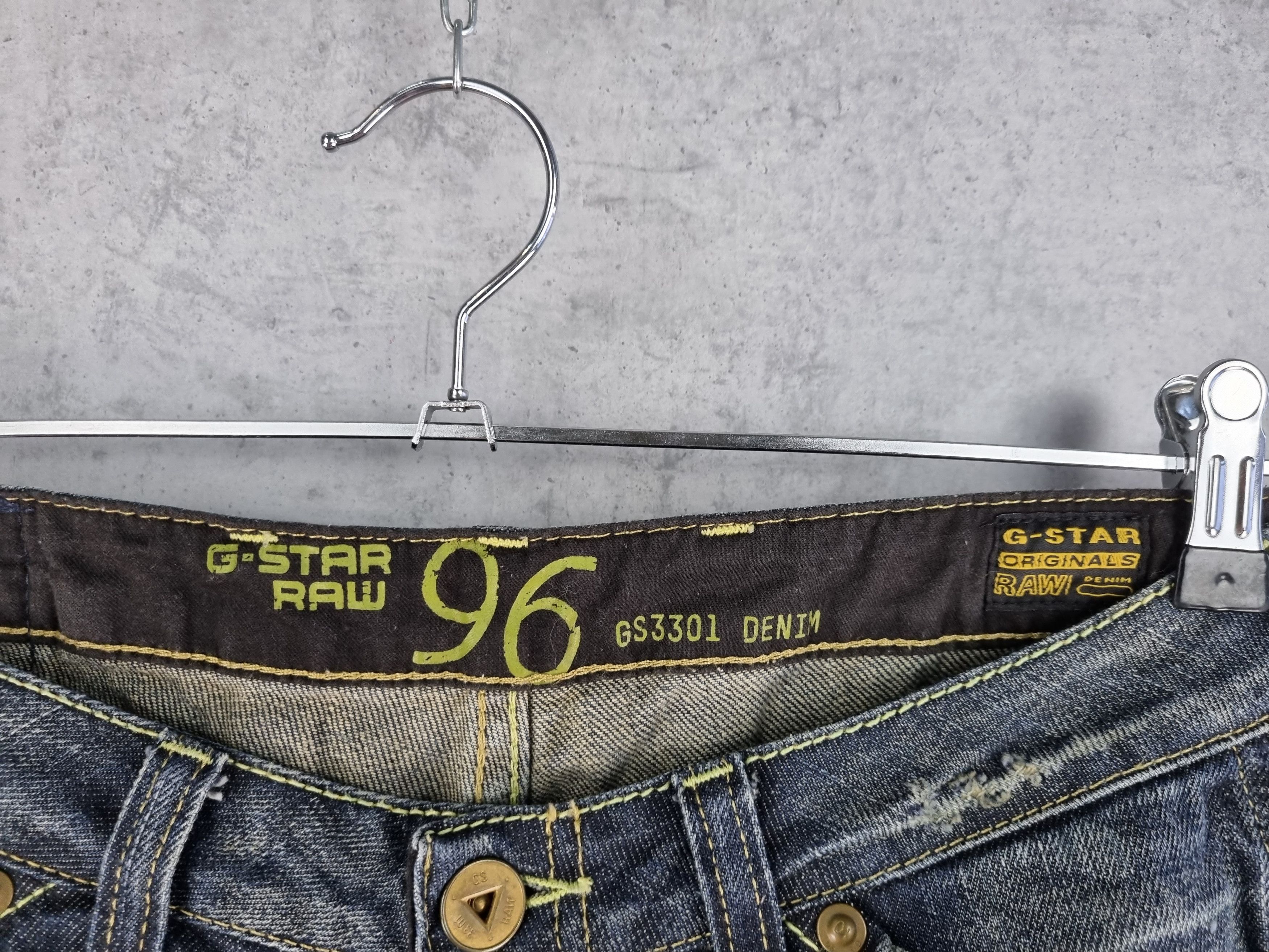 G-Star Rare Size Gstar Elwood GS3301 Denim Jeans Size US 28 / EU 44 - 10 Thumbnail