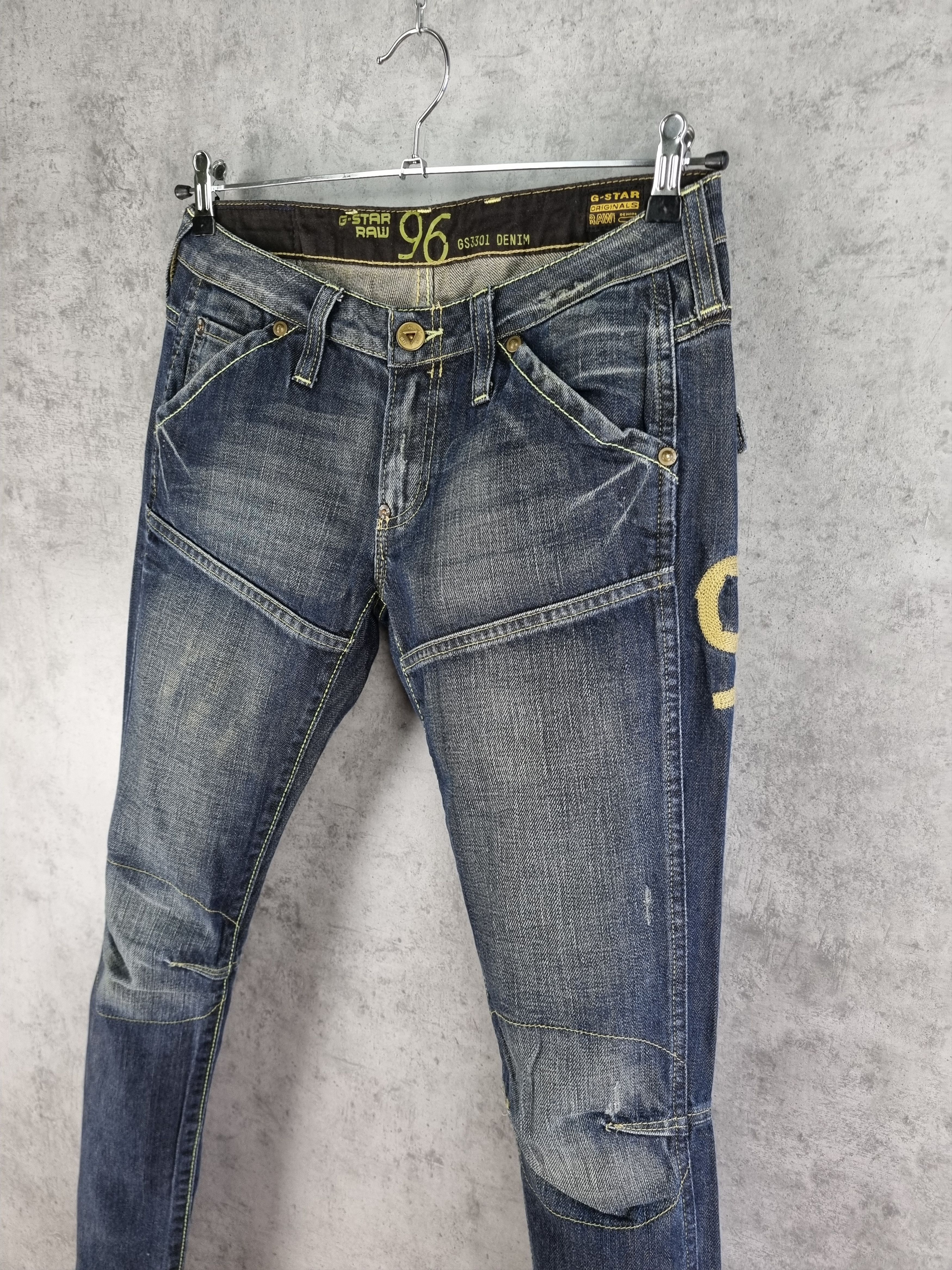 G-Star Rare Size Gstar Elwood GS3301 Denim Jeans Size US 28 / EU 44 - 3 Thumbnail