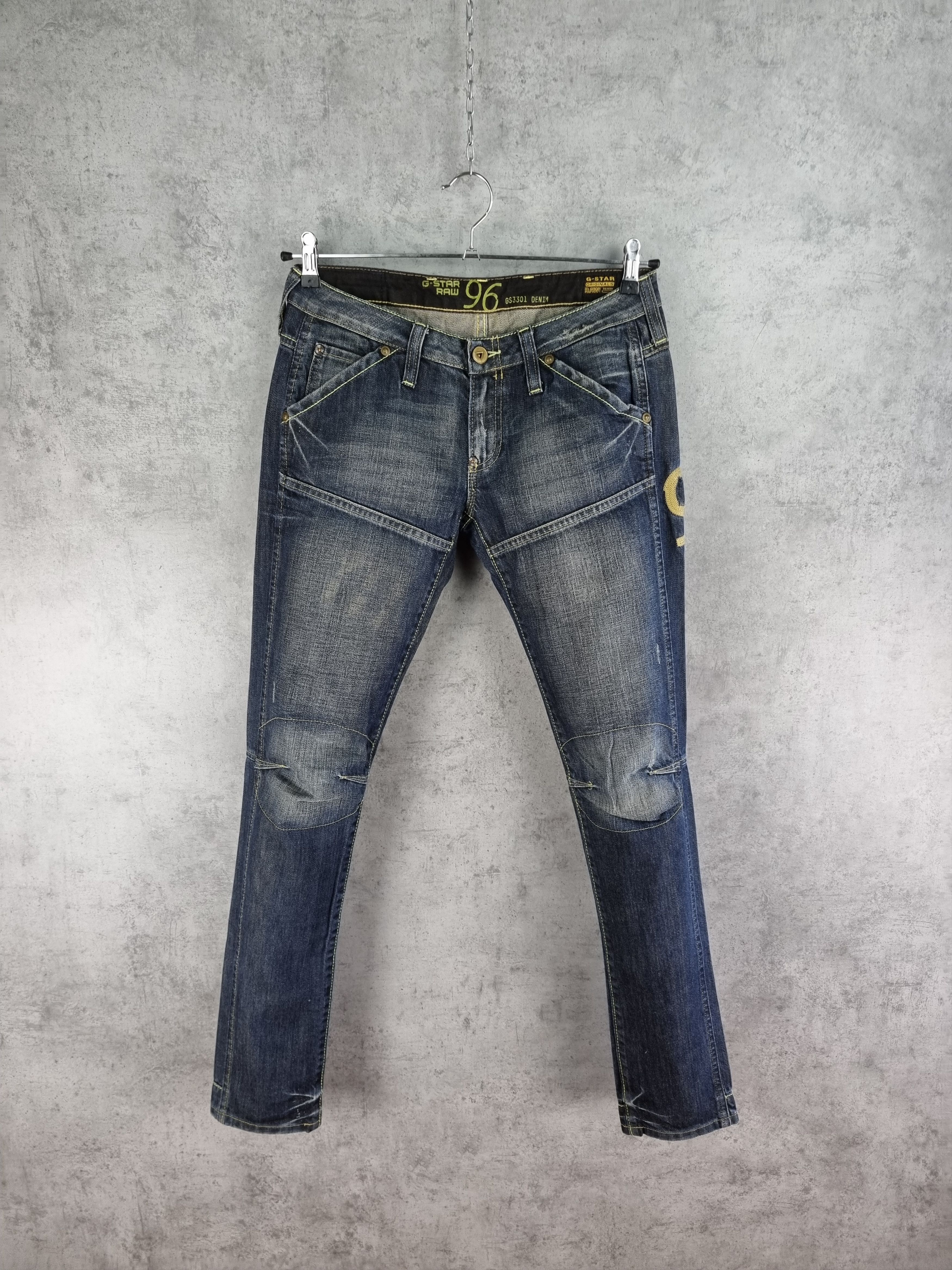 G-Star Rare Size Gstar Elwood GS3301 Denim Jeans Size US 28 / EU 44 - 12 Thumbnail