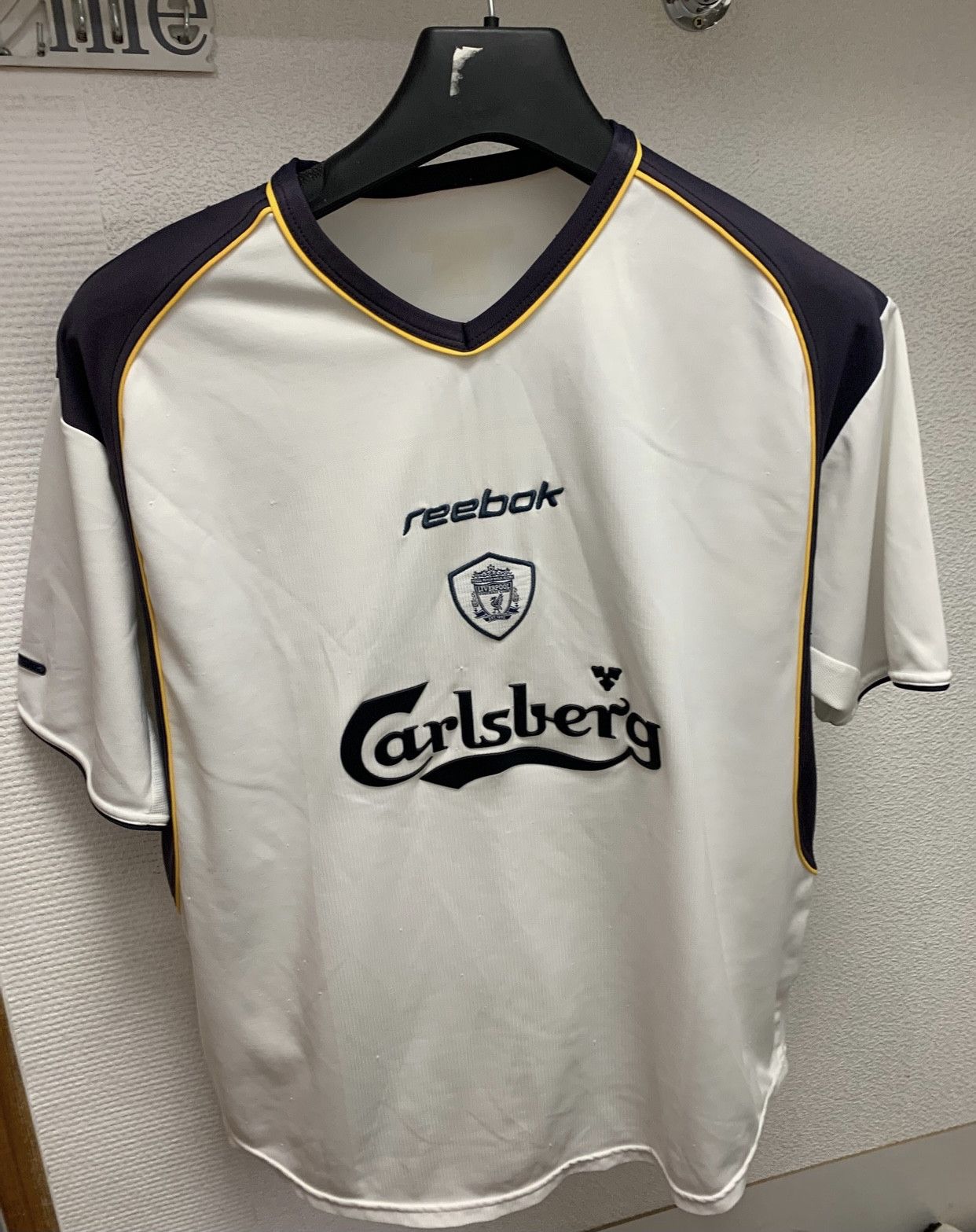 Reebok Liverpool Reebok vintage soccer jersey 2000-01 xl white Size US XL / EU 56 / 4 - 1 Thumbnail
