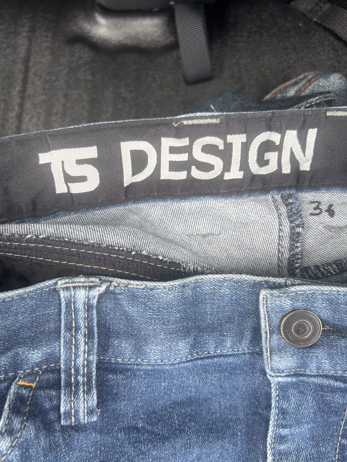Japanese Brand × Vintage Style 6Pocket Denim Designer by T5 Design Size US 35 - 7 Thumbnail