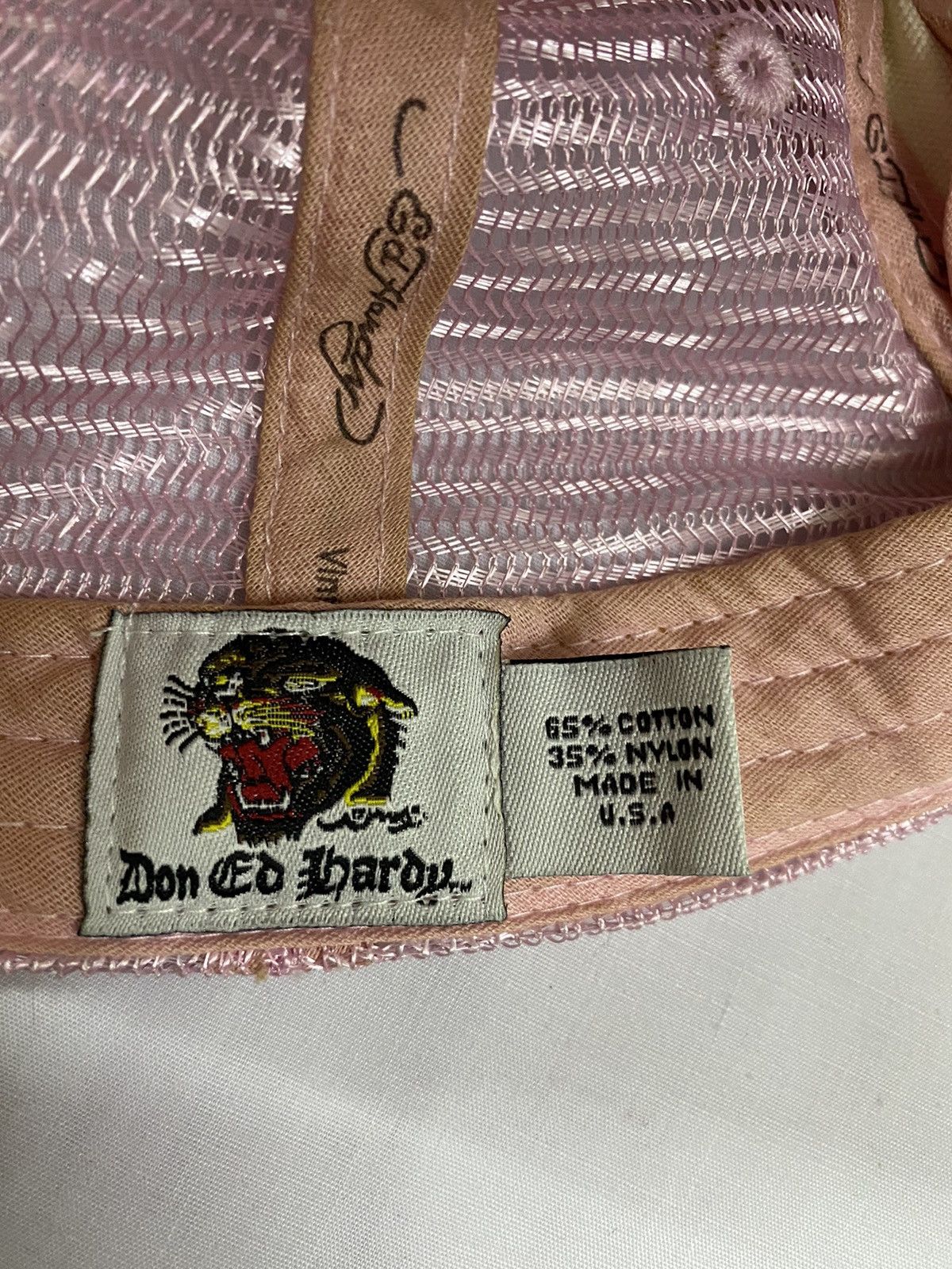Ed Hardy Vintage Don Ed Hardy Tattoo Wear Trucker Hat Size ONE SIZE - 9 Thumbnail