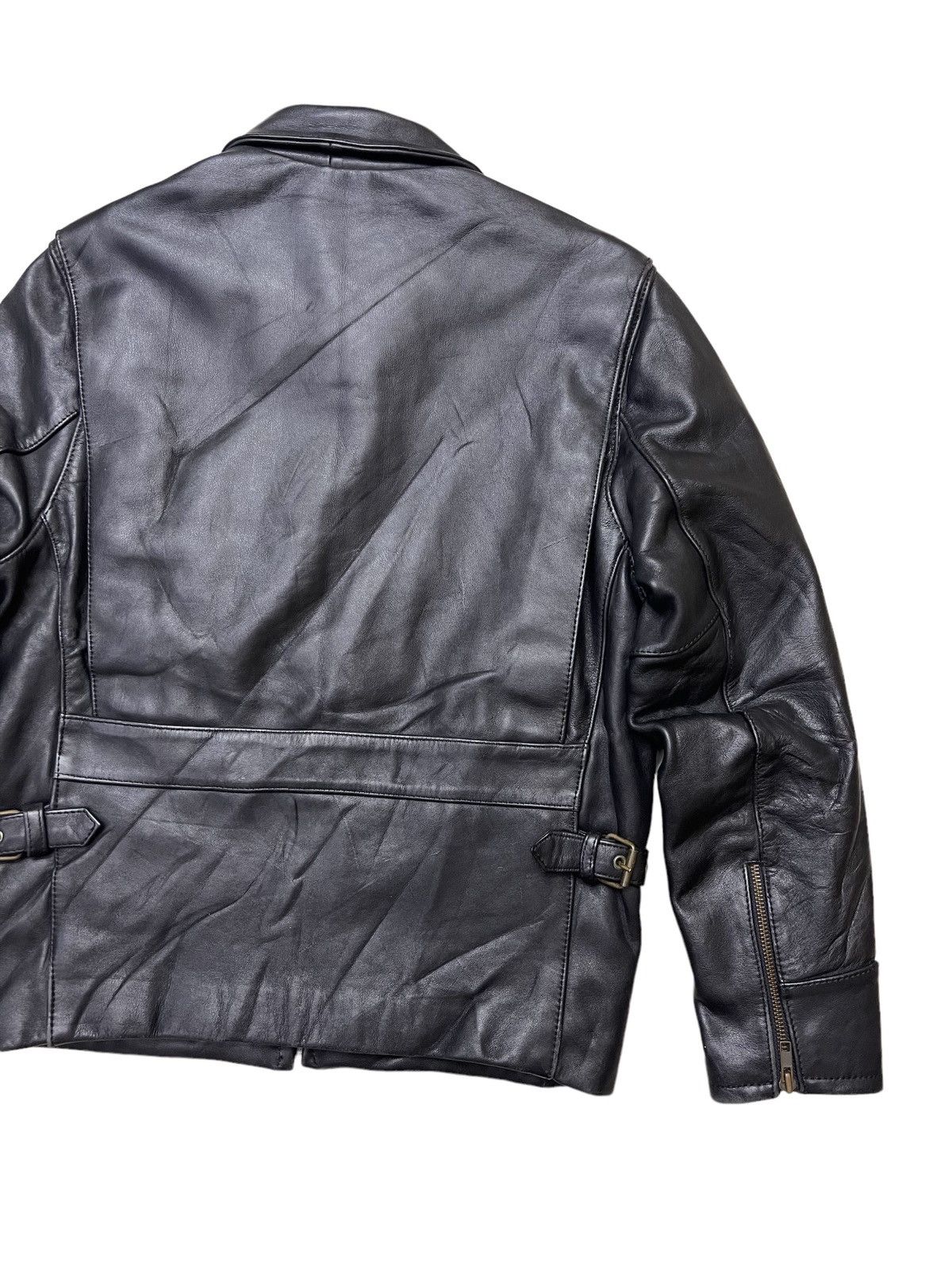 Harley Davidson × Vintage Harley Davidson Horsehide Leather Bikers Jacket Size US S / EU 44-46 / 1 - 9 Thumbnail