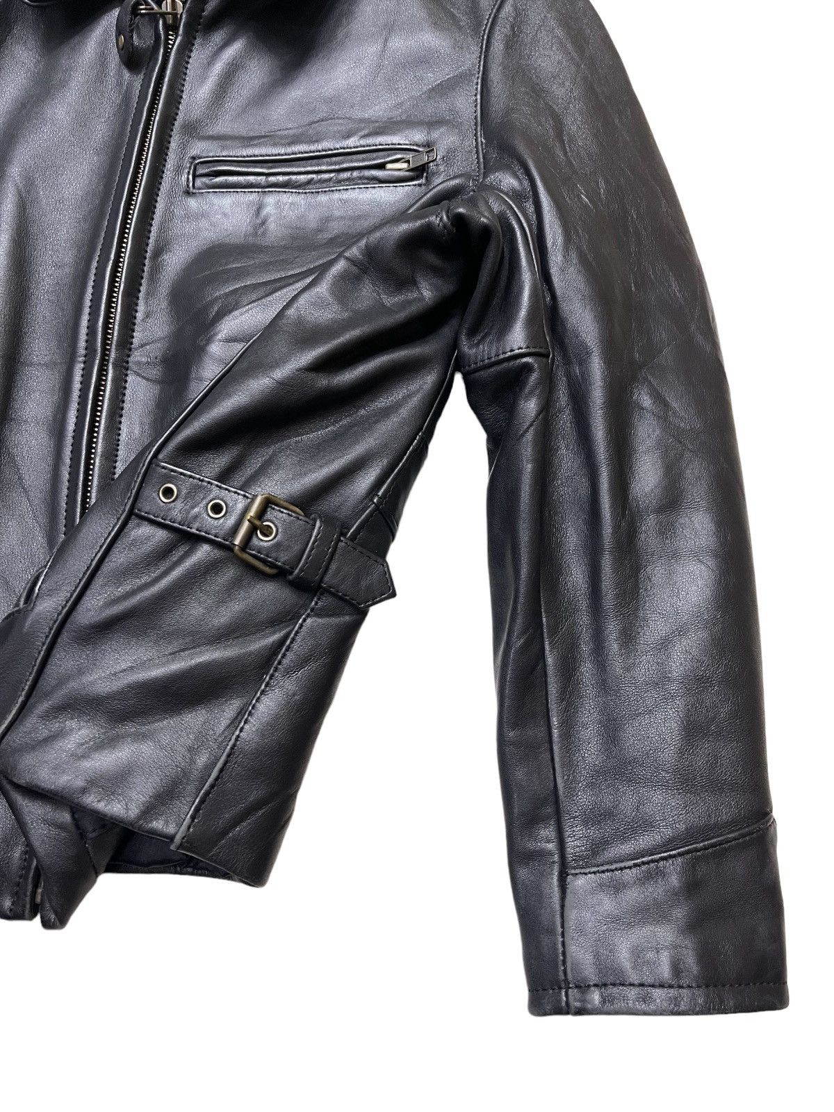 Harley Davidson × Vintage Harley Davidson Horsehide Leather Bikers Jacket Size US S / EU 44-46 / 1 - 7 Thumbnail