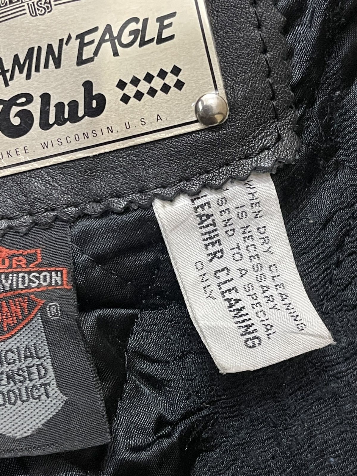 Harley Davidson × Vintage Harley Davidson Horsehide Leather Bikers Jacket Size US S / EU 44-46 / 1 - 15 Thumbnail