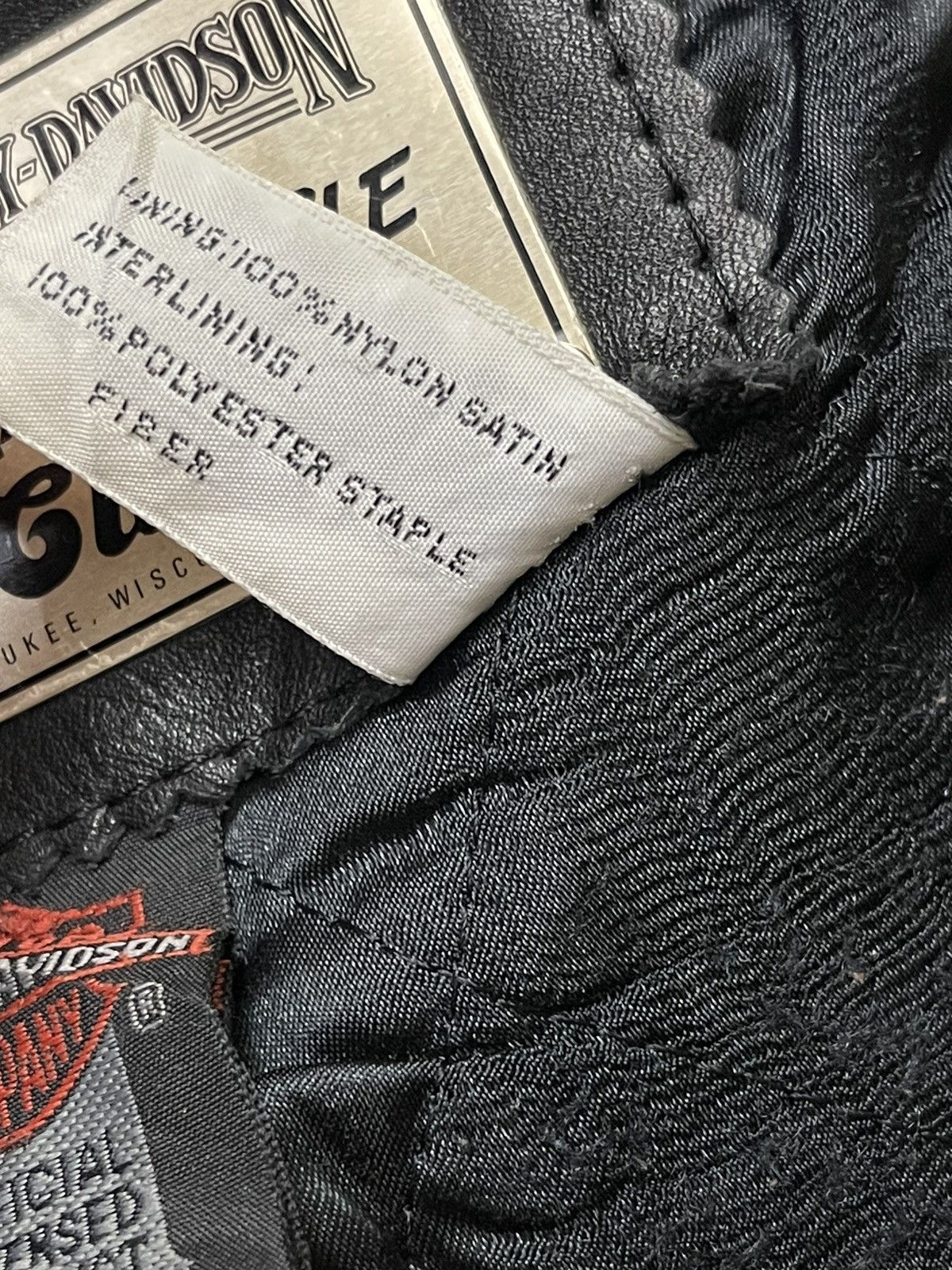 Harley Davidson × Vintage Harley Davidson Horsehide Leather Bikers Jacket Size US S / EU 44-46 / 1 - 16 Thumbnail