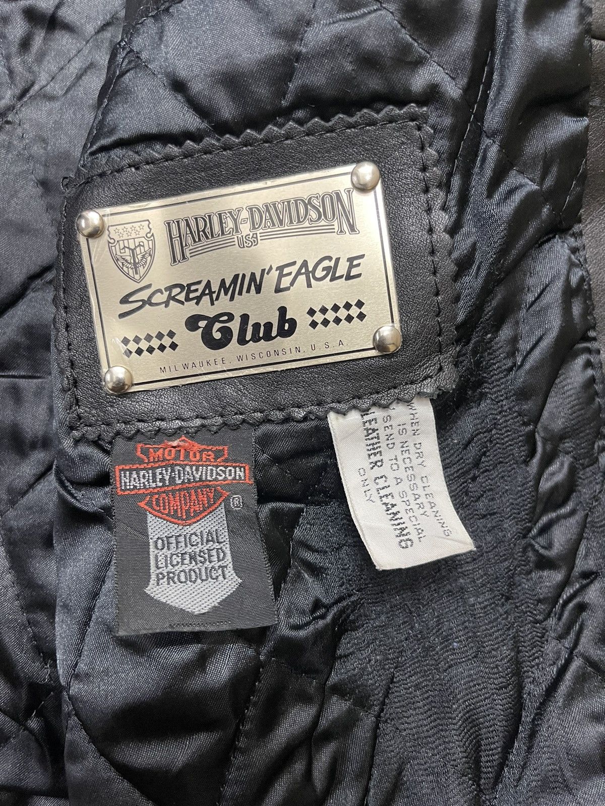 Harley Davidson × Vintage Harley Davidson Horsehide Leather Bikers Jacket Size US S / EU 44-46 / 1 - 14 Thumbnail