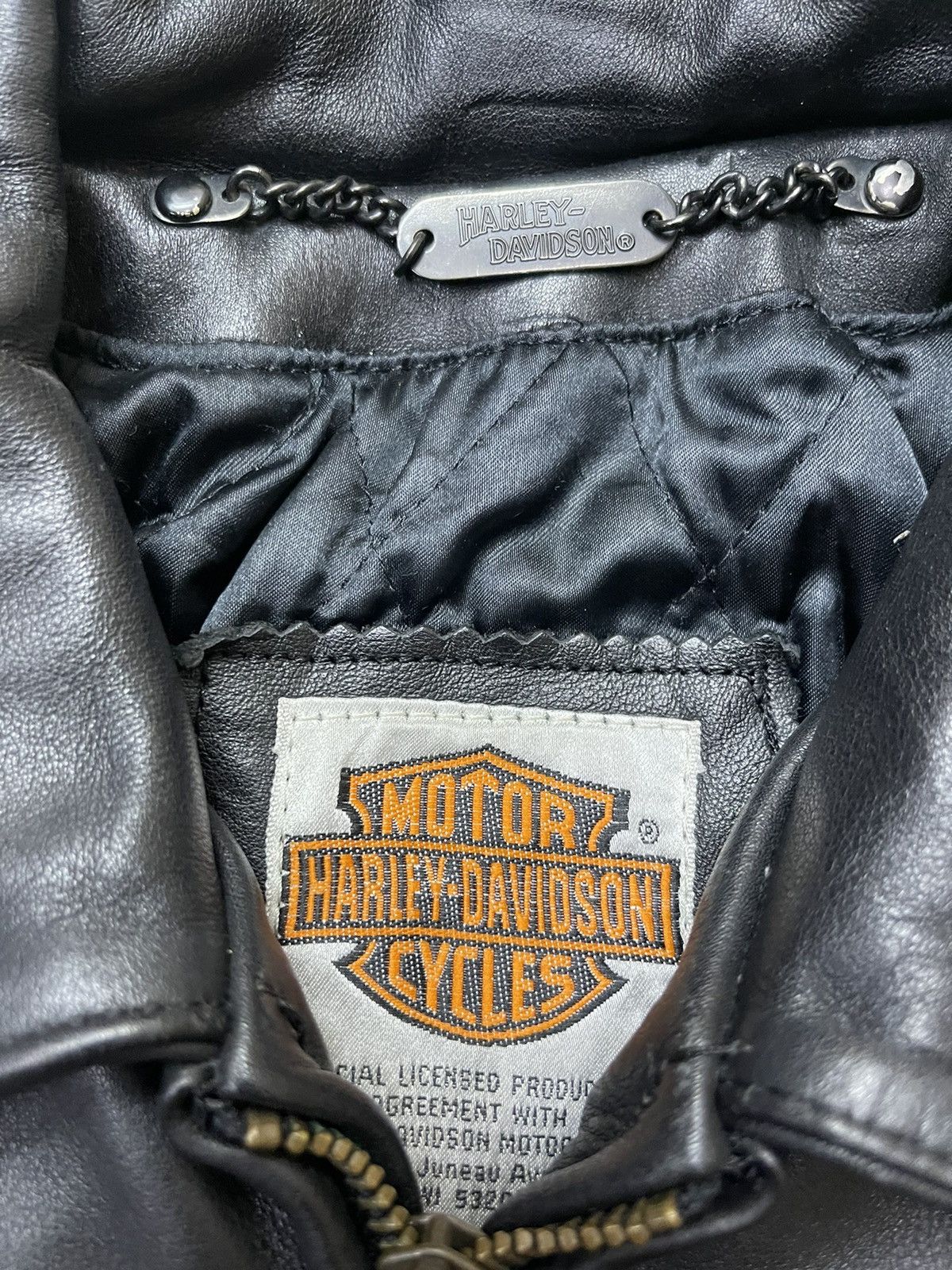 Harley Davidson × Vintage Harley Davidson Horsehide Leather Bikers Jacket Size US S / EU 44-46 / 1 - 11 Thumbnail