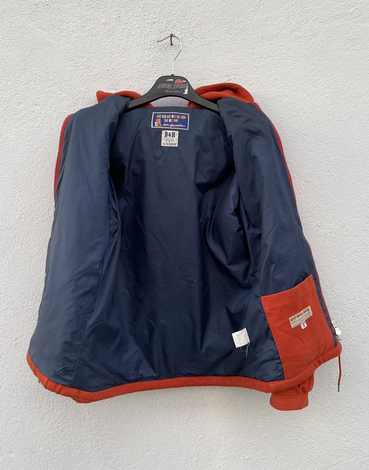 Japanese Brand × Vintage Vintage Balance + Harmony Wool Hooded Jacket Size US S / EU 44-46 / 1 - 8 Thumbnail
