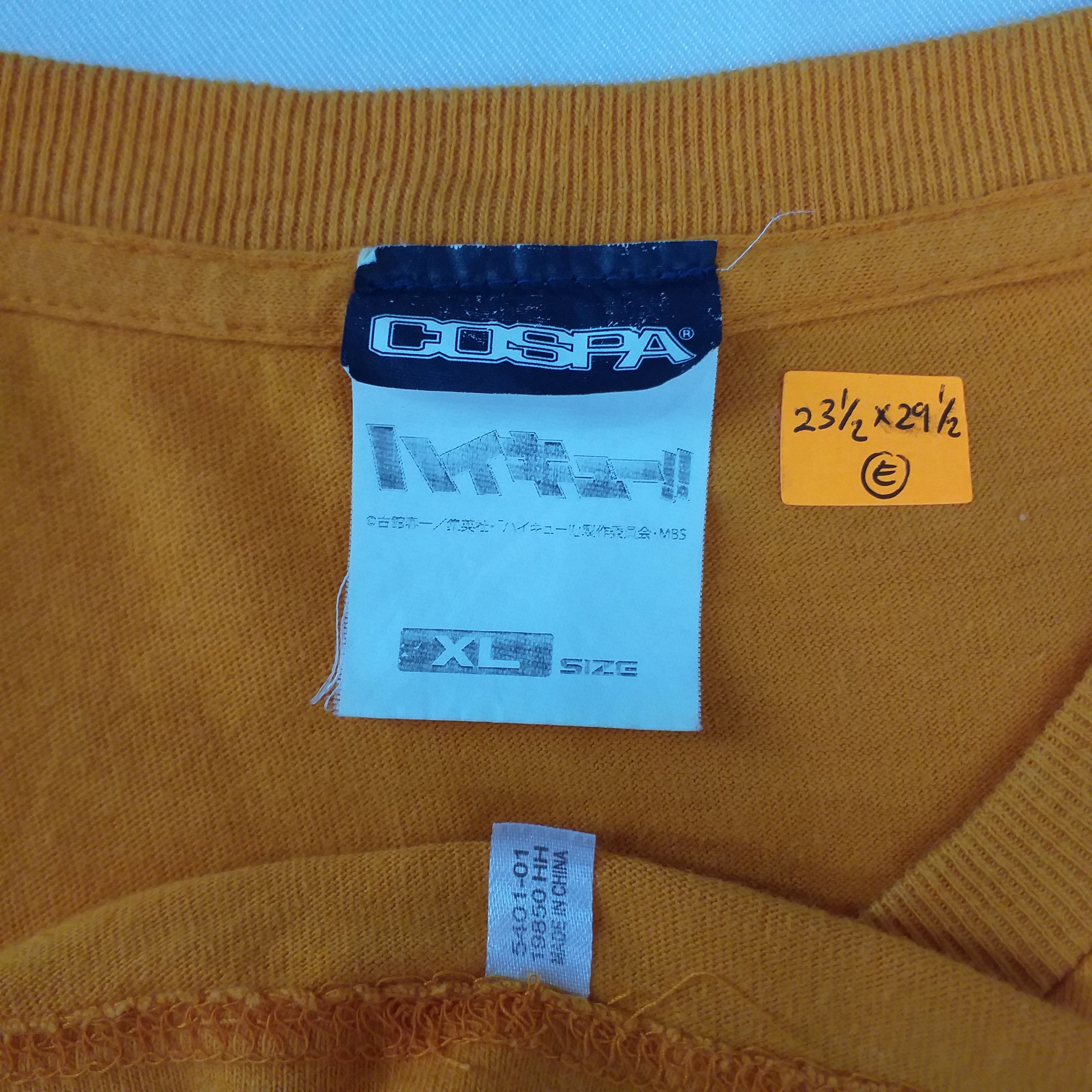 Anime × Japanese Brand × Vintage Vintage Karasuno High School Anime by Cospa Tee shirt -E079 Size US XL / EU 56 / 4 - 3 Thumbnail