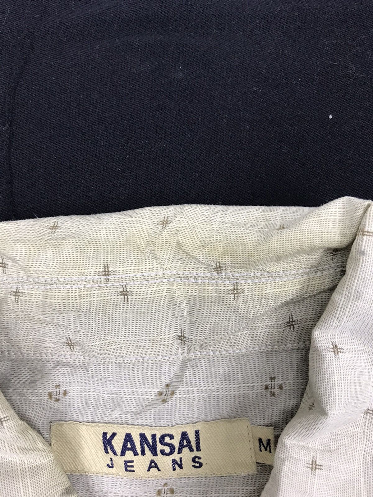 Japanese Brand × Kansai Yamamoto Kansai Yamamoto Jeans Shirt Zipper Up Pocket Classic Size US M / EU 48-50 / 2 - 7 Thumbnail