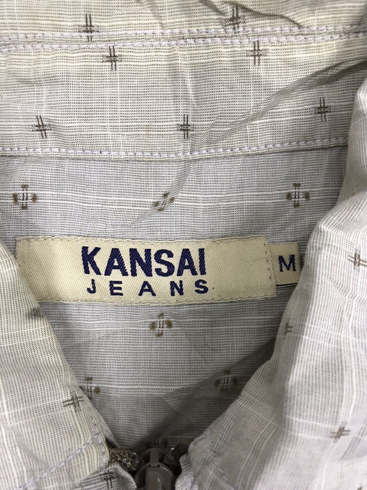 Japanese Brand × Kansai Yamamoto Kansai Yamamoto Jeans Shirt Zipper Up Pocket Classic Size US M / EU 48-50 / 2 - 3 Thumbnail