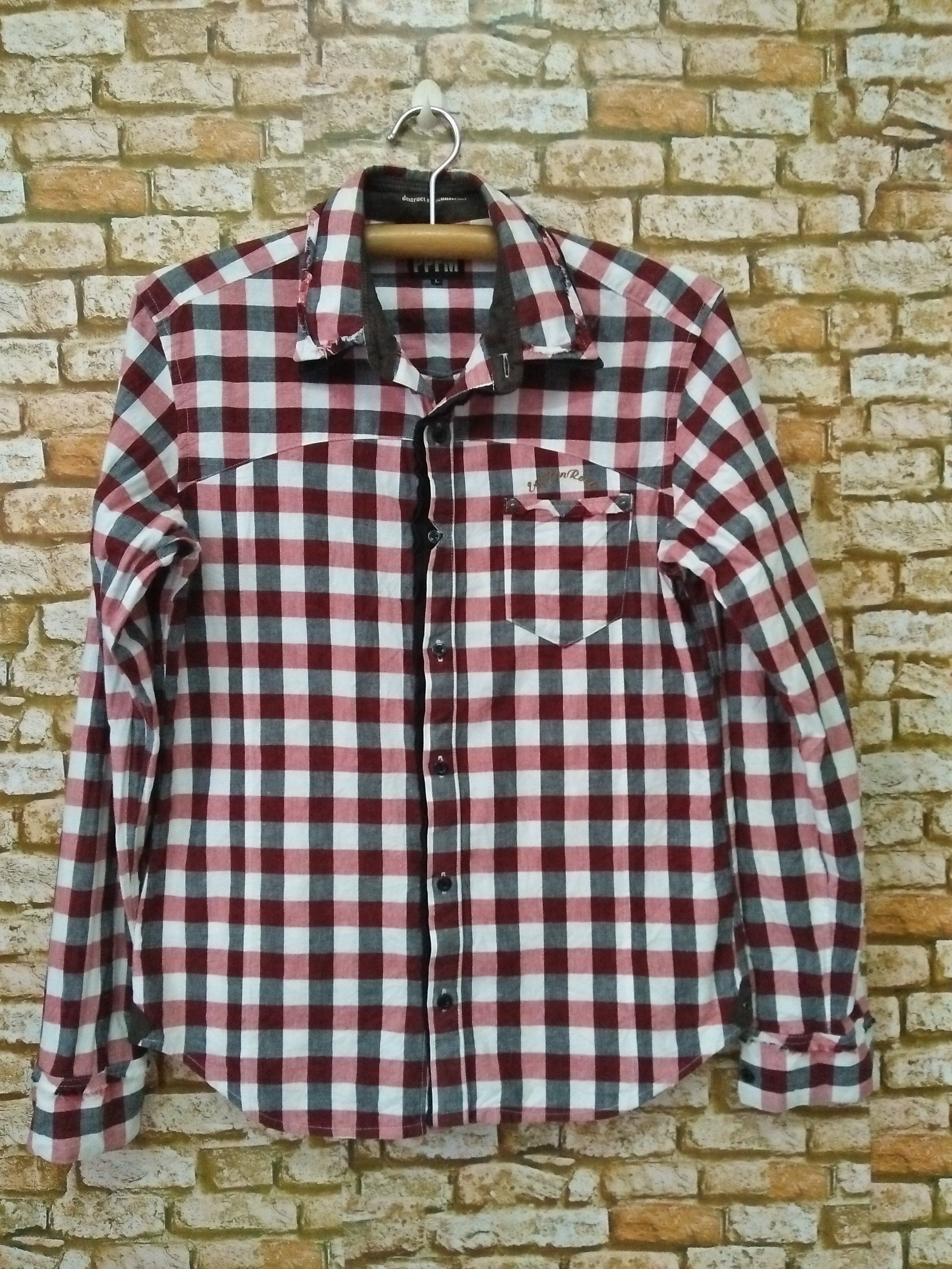PPFM PPFM EASTERN ROCK DESTRUCT & RECONSTRUCT SHIRT (A884) Size US L / EU 52-54 / 3 - 1 Thumbnail