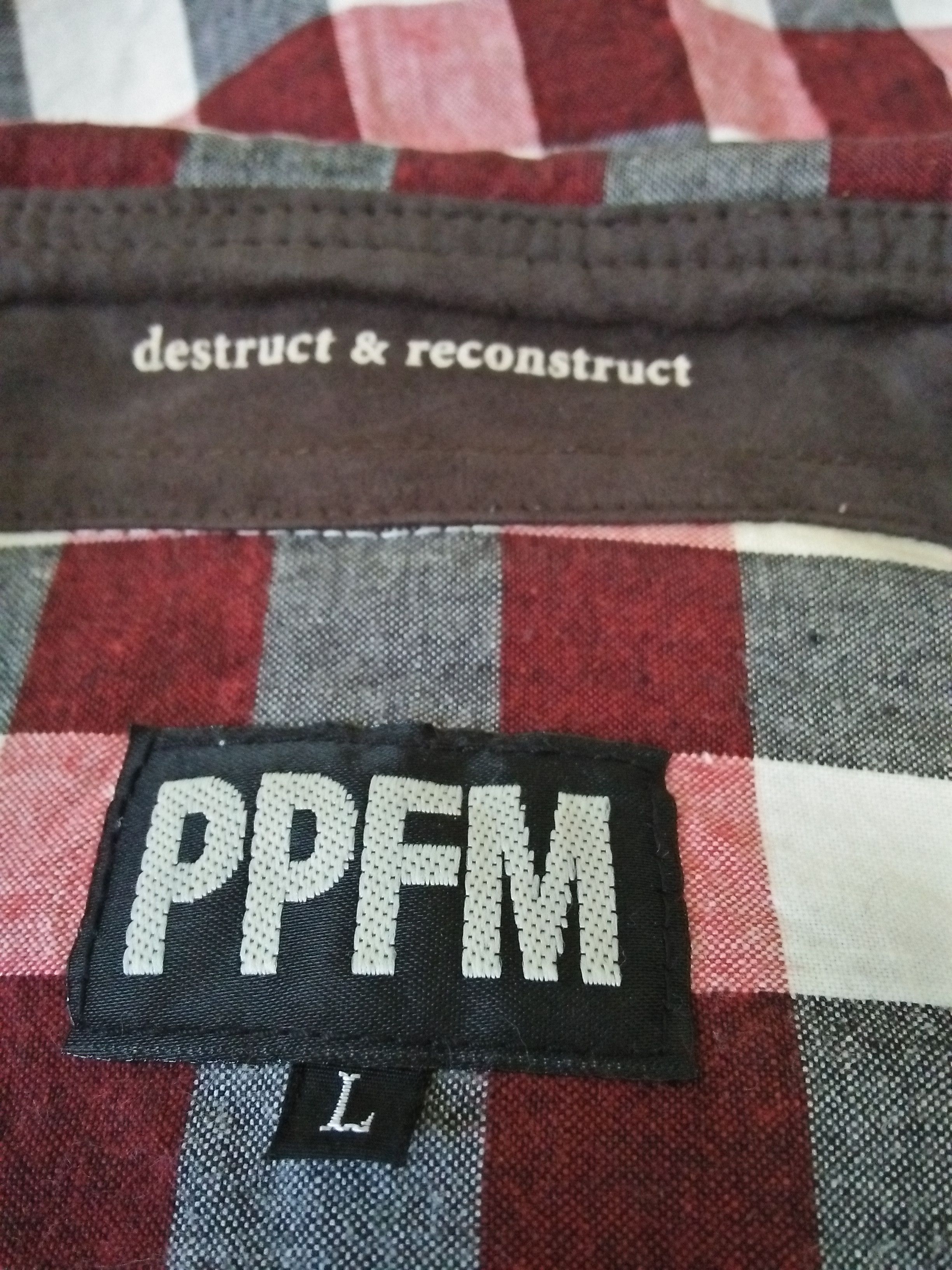 PPFM PPFM EASTERN ROCK DESTRUCT & RECONSTRUCT SHIRT (A884) Size US L / EU 52-54 / 3 - 5 Thumbnail