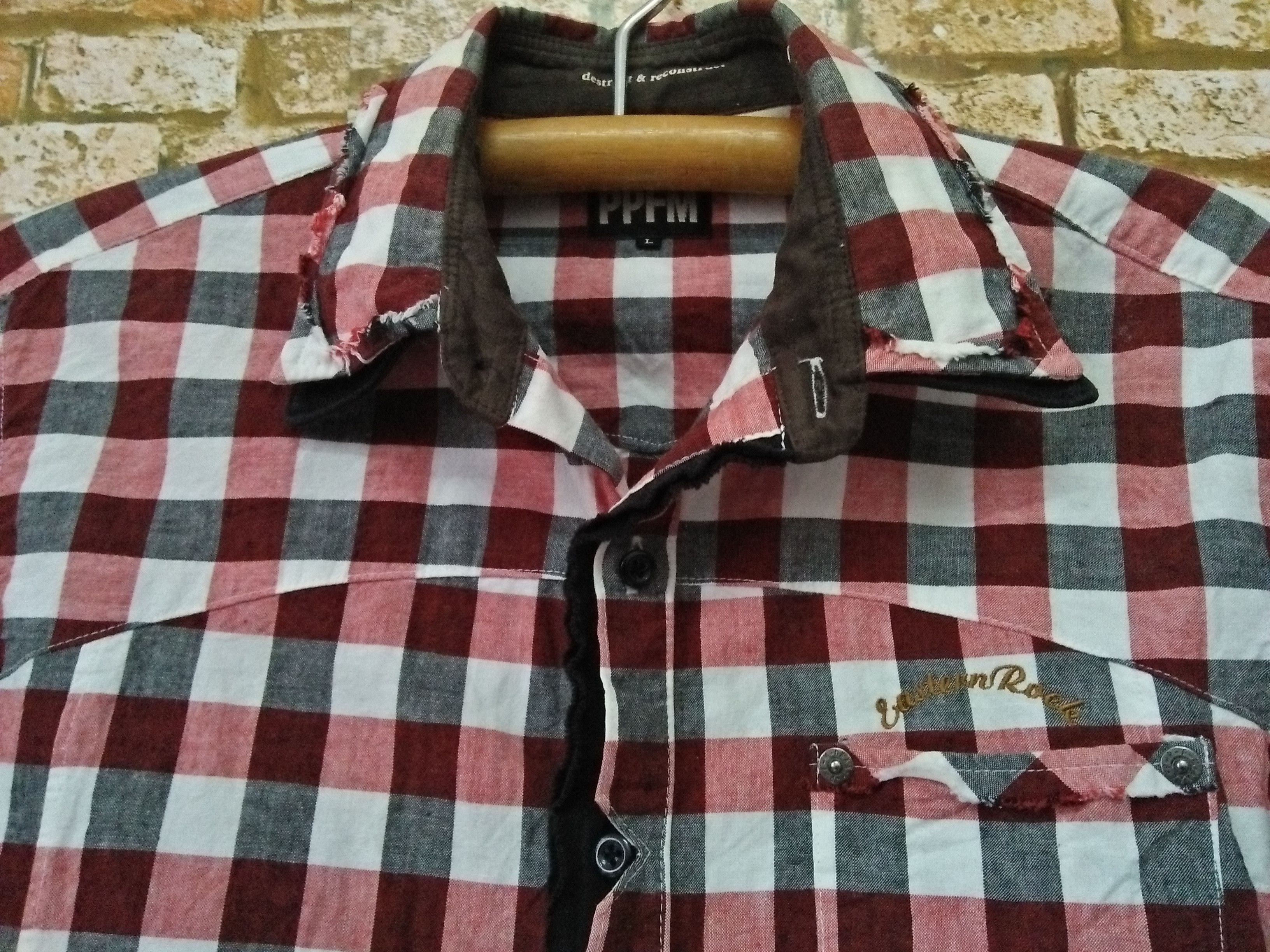 PPFM PPFM EASTERN ROCK DESTRUCT & RECONSTRUCT SHIRT (A884) Size US L / EU 52-54 / 3 - 2 Thumbnail