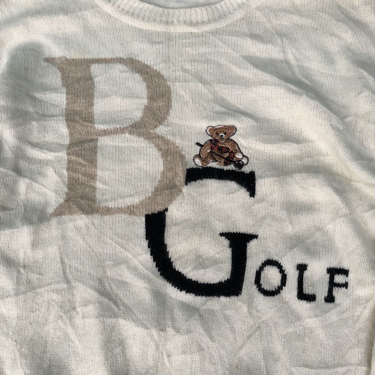 Burberry Rare Vintage Burberrys Golf Knitwear Sweater Big Logo Size US S / EU 44-46 / 1 - 2 Thumbnail