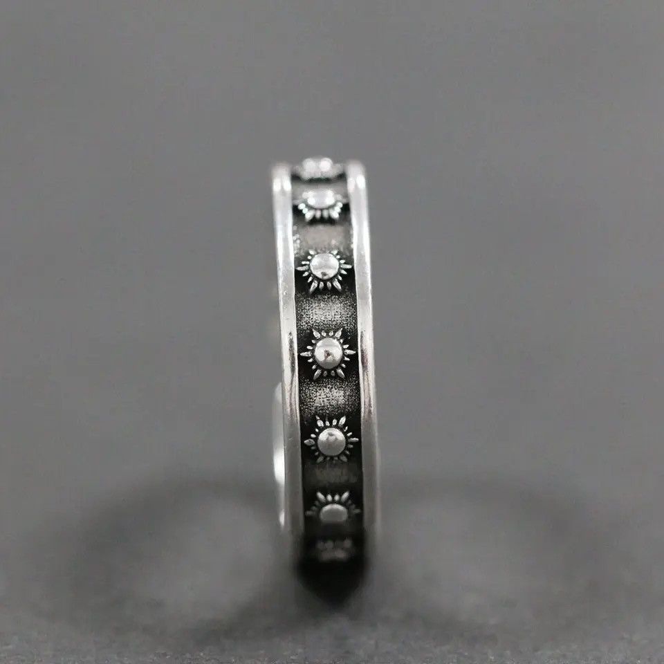 Jewelry Simple Goth Sun Ring Size ONE SIZE - 1 Thumbnail
