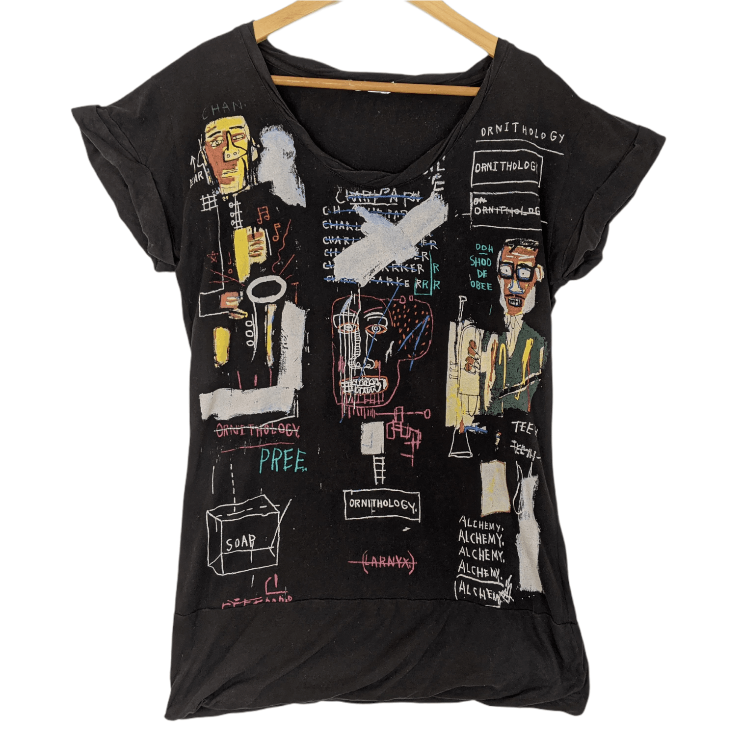 Japanese Brand × Jean-Michel Basquiat × Uniqlo UNIQLO X JEAN MICHEL BASQUIAT T-Shirt Size L / US 10 / IT 46 - 2 Thumbnail